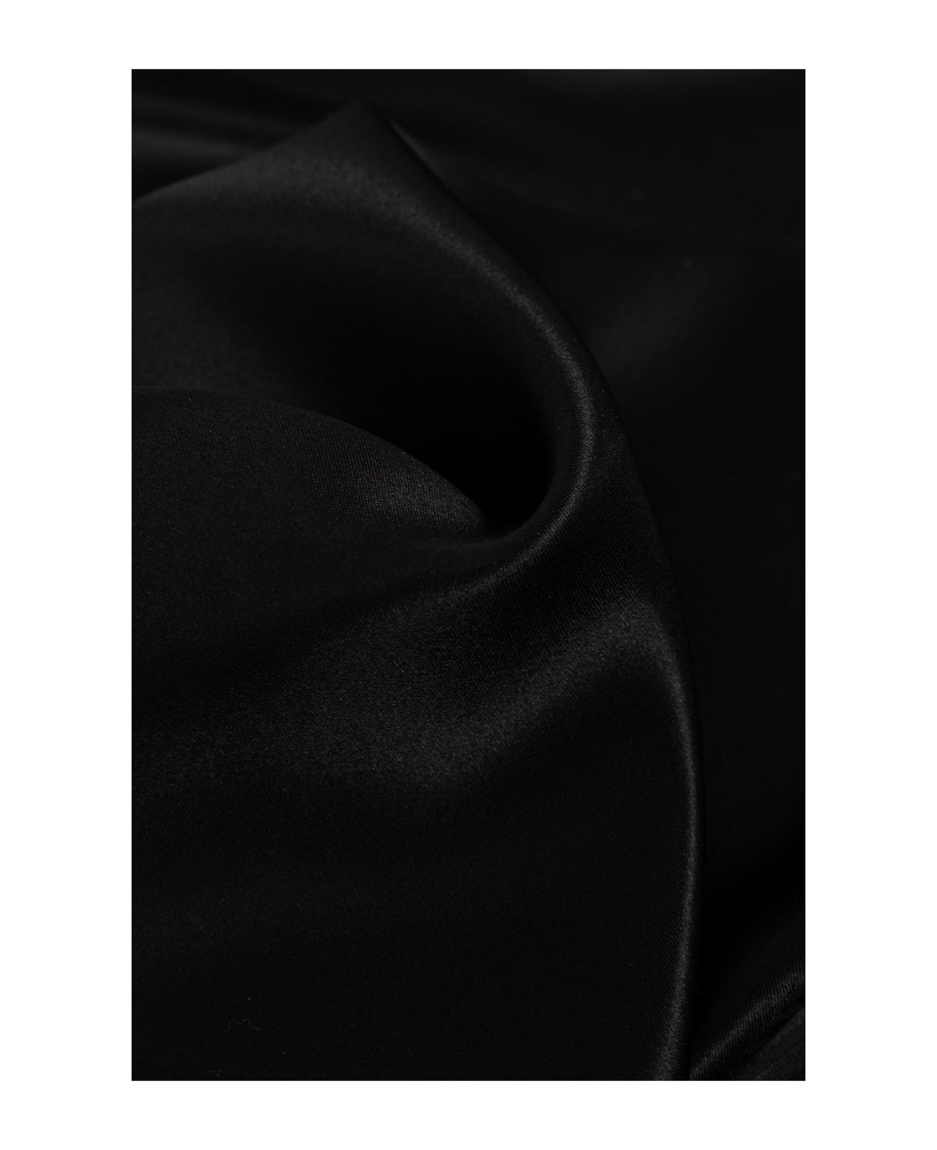 Saint Laurent Silk Scarf - Nero