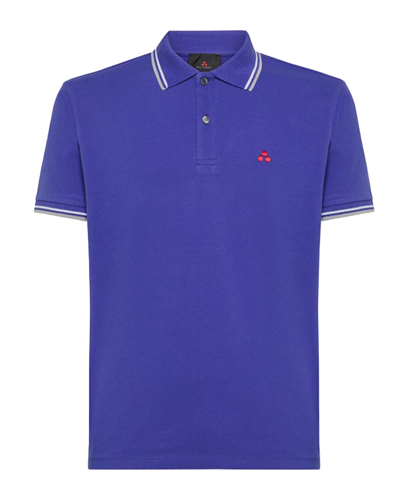 Peuterey Blue Short-sleeved Polo Shirt - BLUETTE ポロシャツ