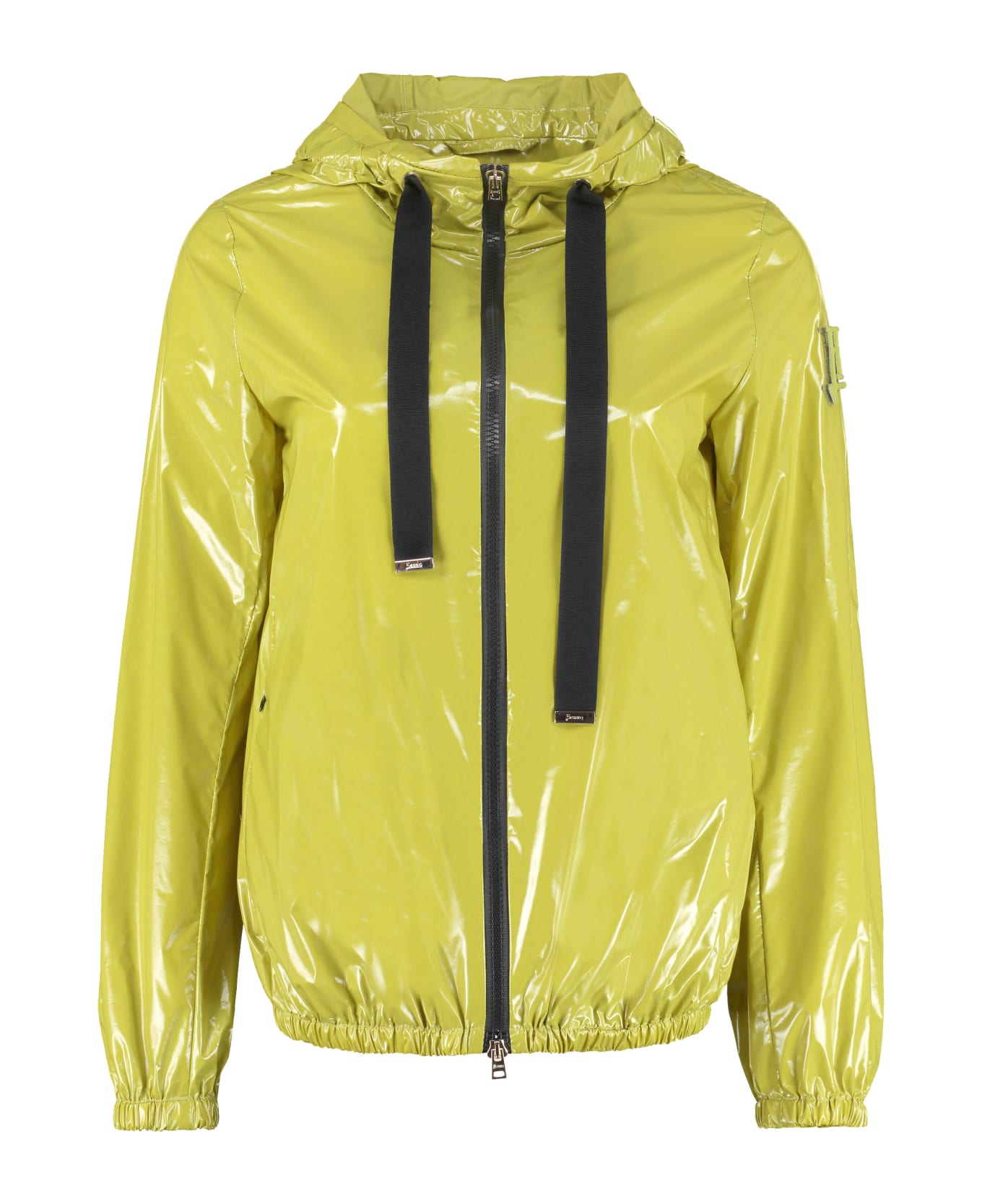 Herno Technical Fabric Hooded Jacket - green