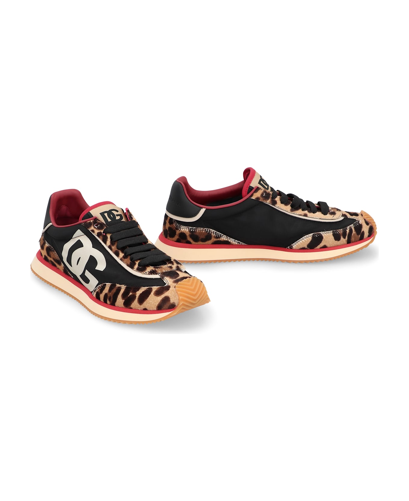 Dolce 
Gabbana Dg Cushion Low-top Sneakers - Animalier