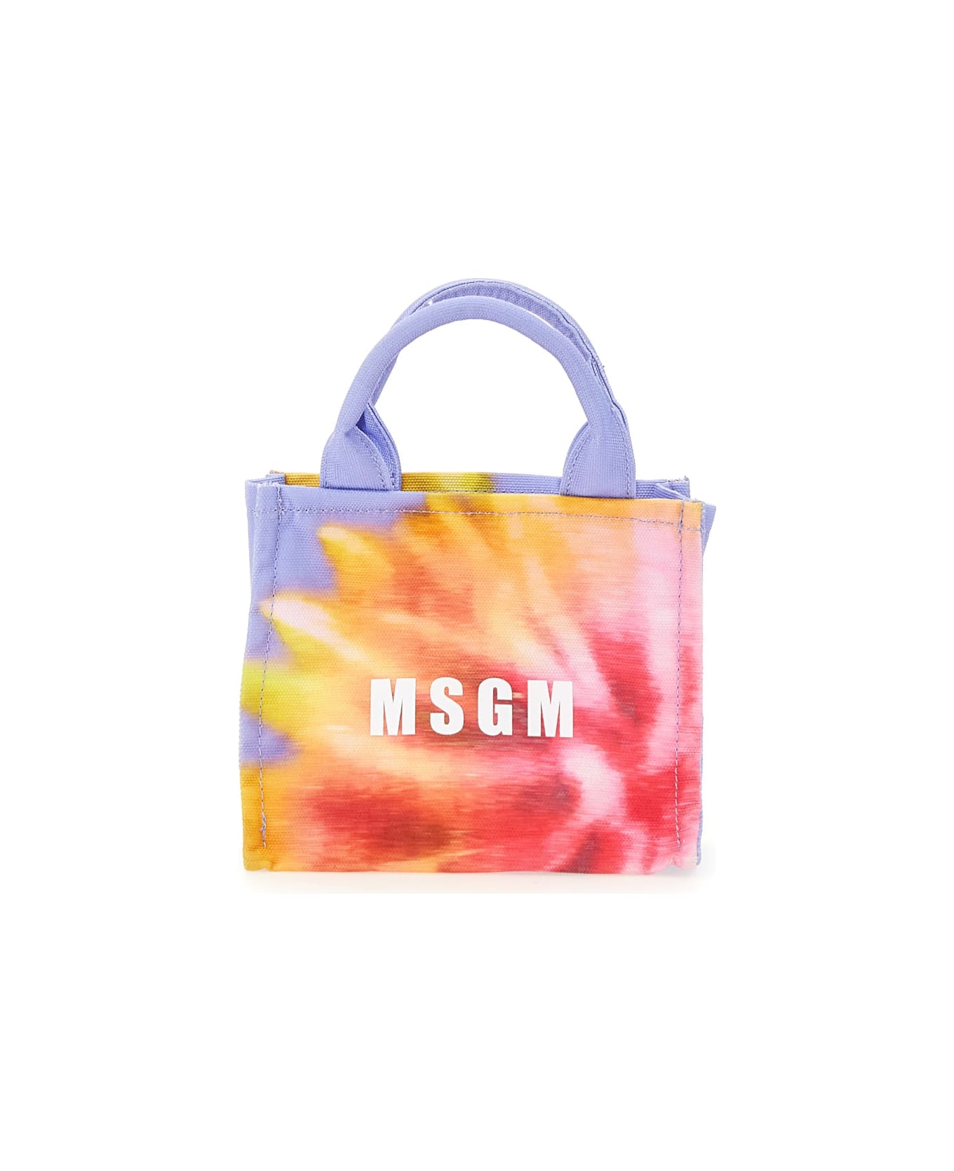 MSGM Mini Canvas Tote Bag - MULTICOLOUR