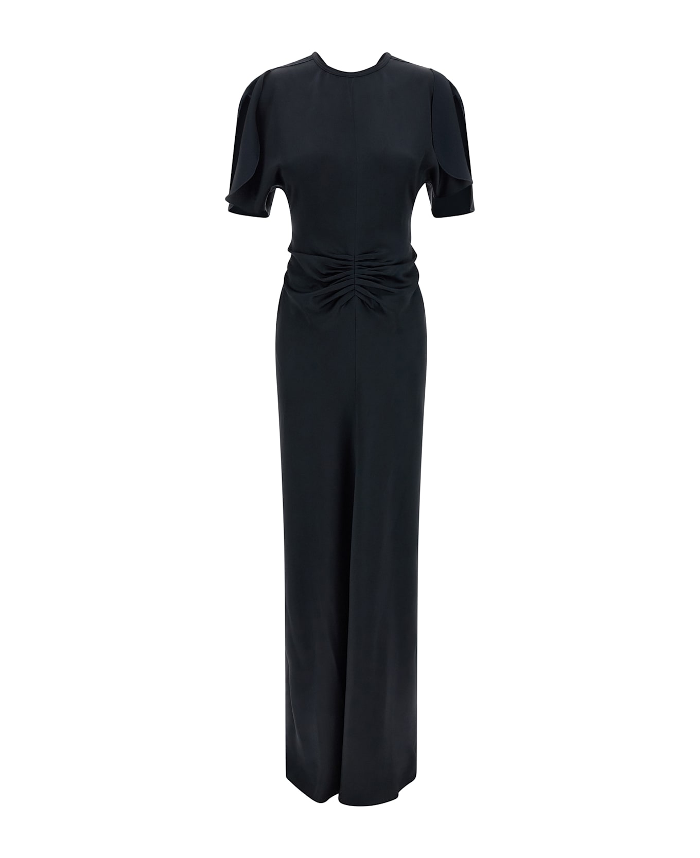 Victoria Beckham 'gathered Waist' Dress - Blue