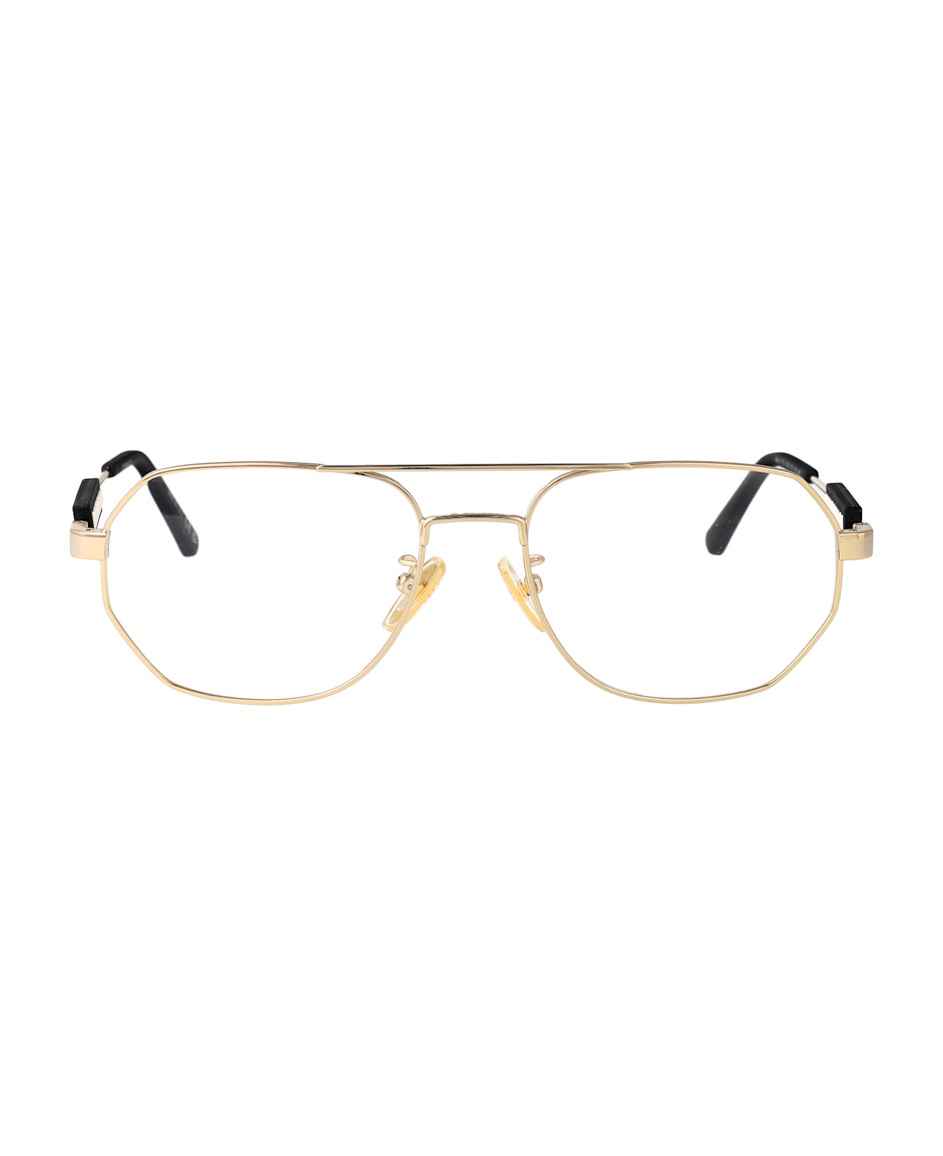 Balenciaga Eyewear Bb0117o Glasses - 003 GOLD GOLD TRANSPARENT