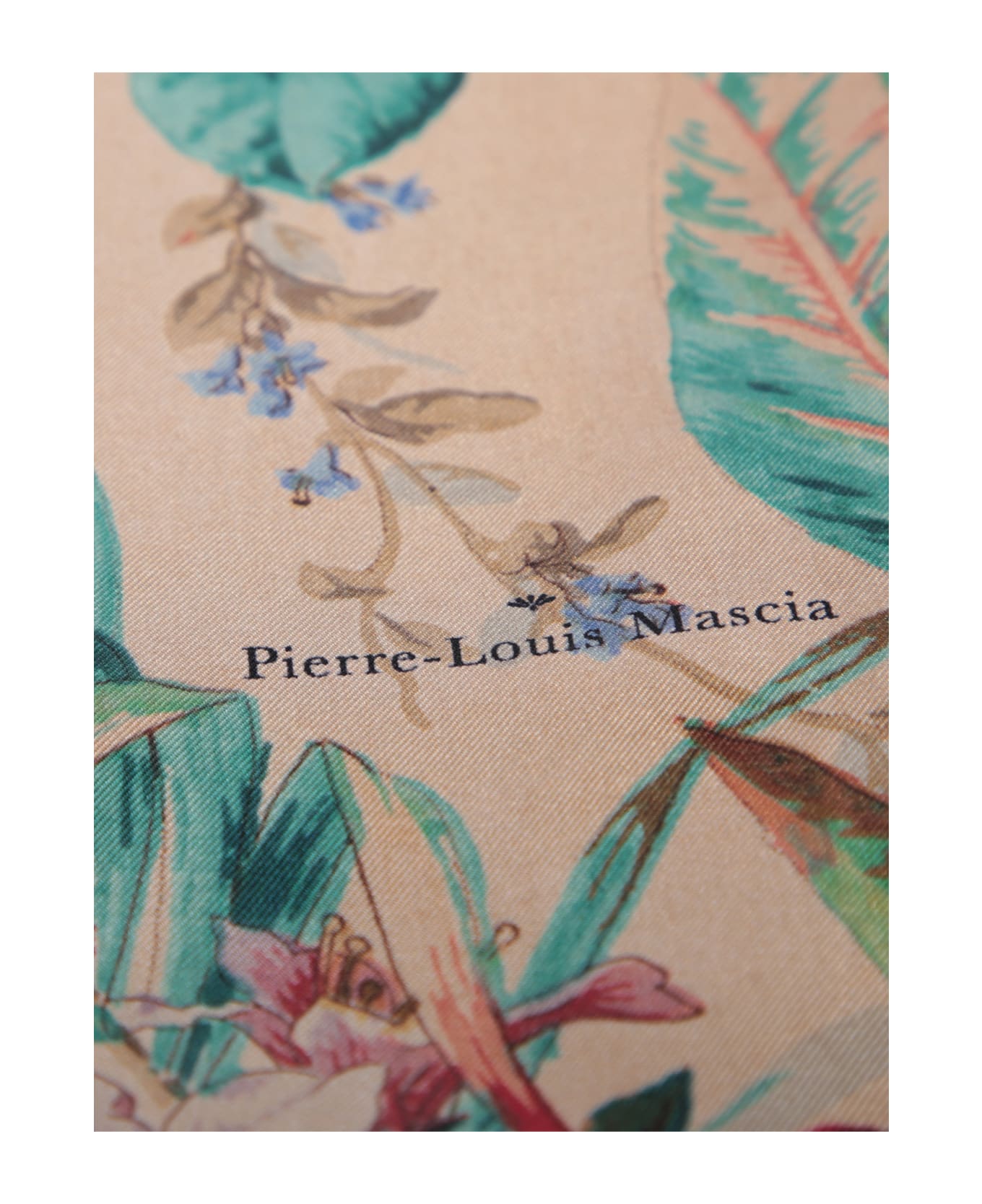 Pierre-Louis Mascia Aloe Beige/multicolor Scarf - Beige