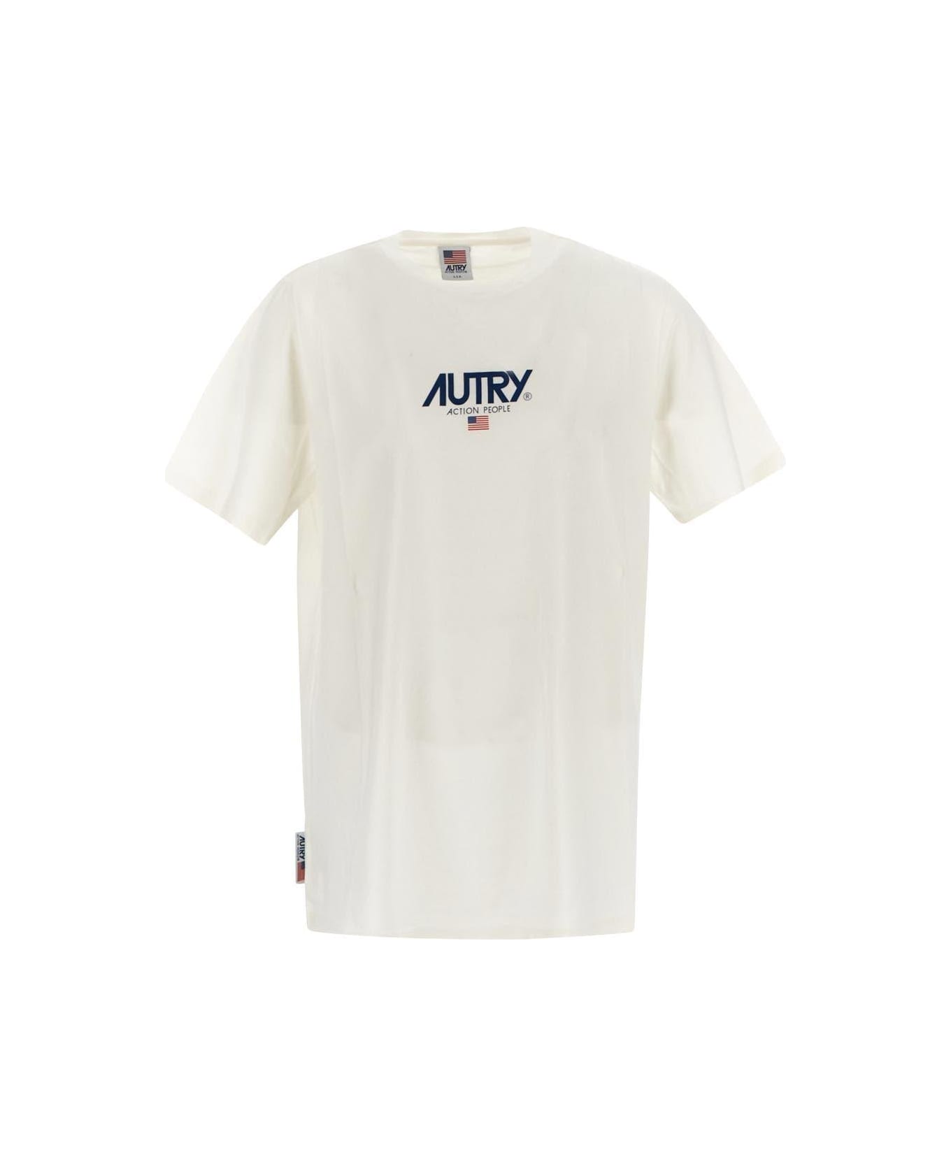 Autry Logo T-shirt - WHITE