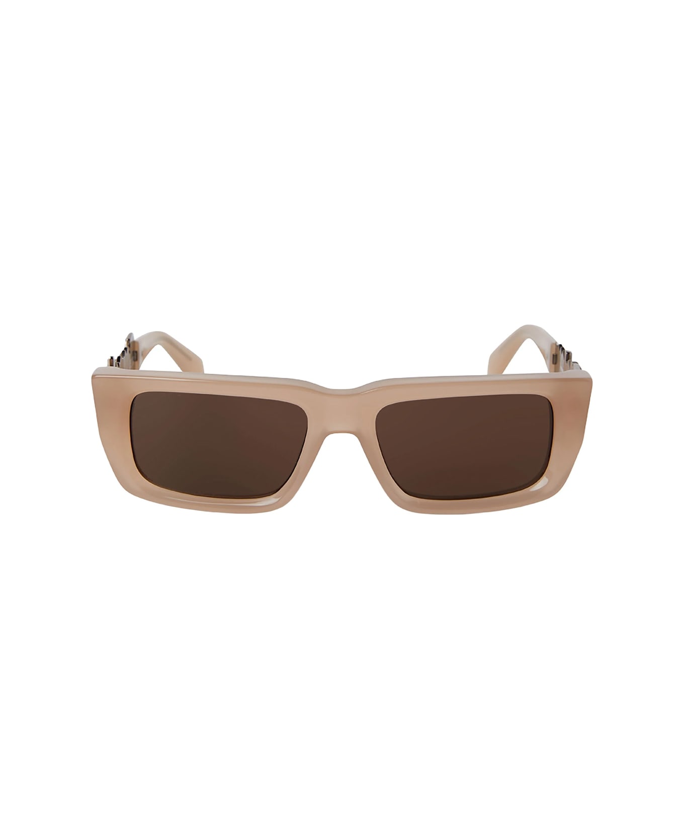 Palm Angels Milford Sunglasses 1764 Nude Sunglasses - Beige サングラス