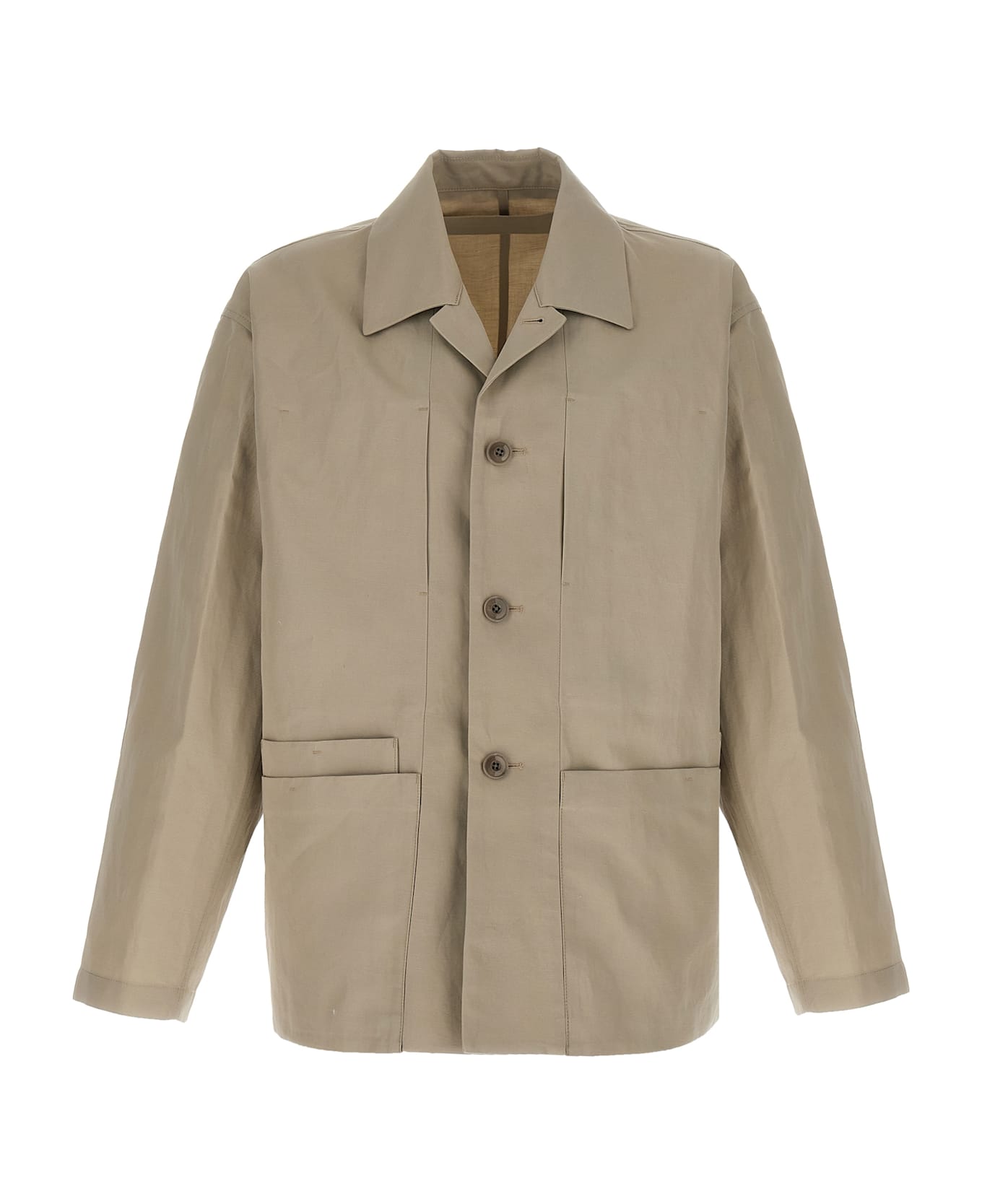 Lemaire 'boxy Sb Workwear' Jacket - Beige