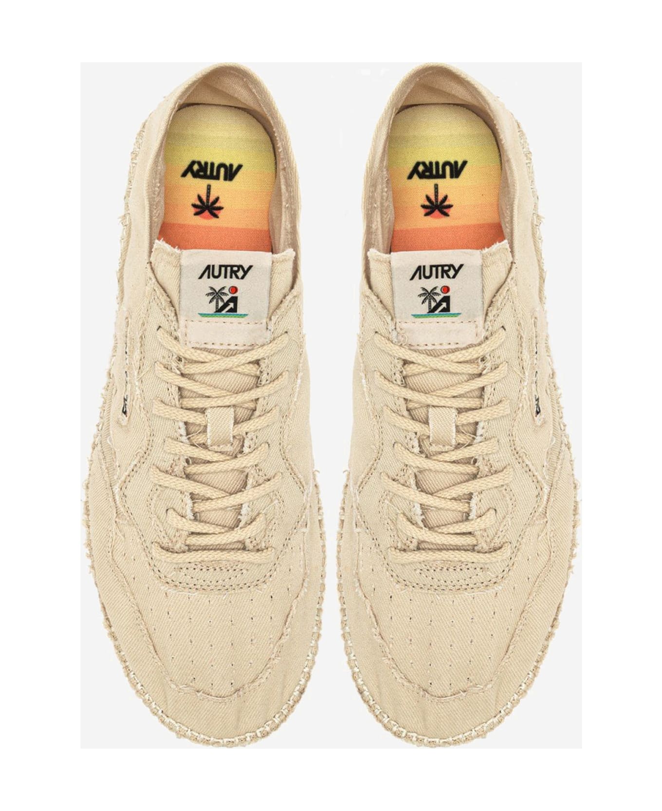 Autry Cotton Sandy Espadrilles - Ivory