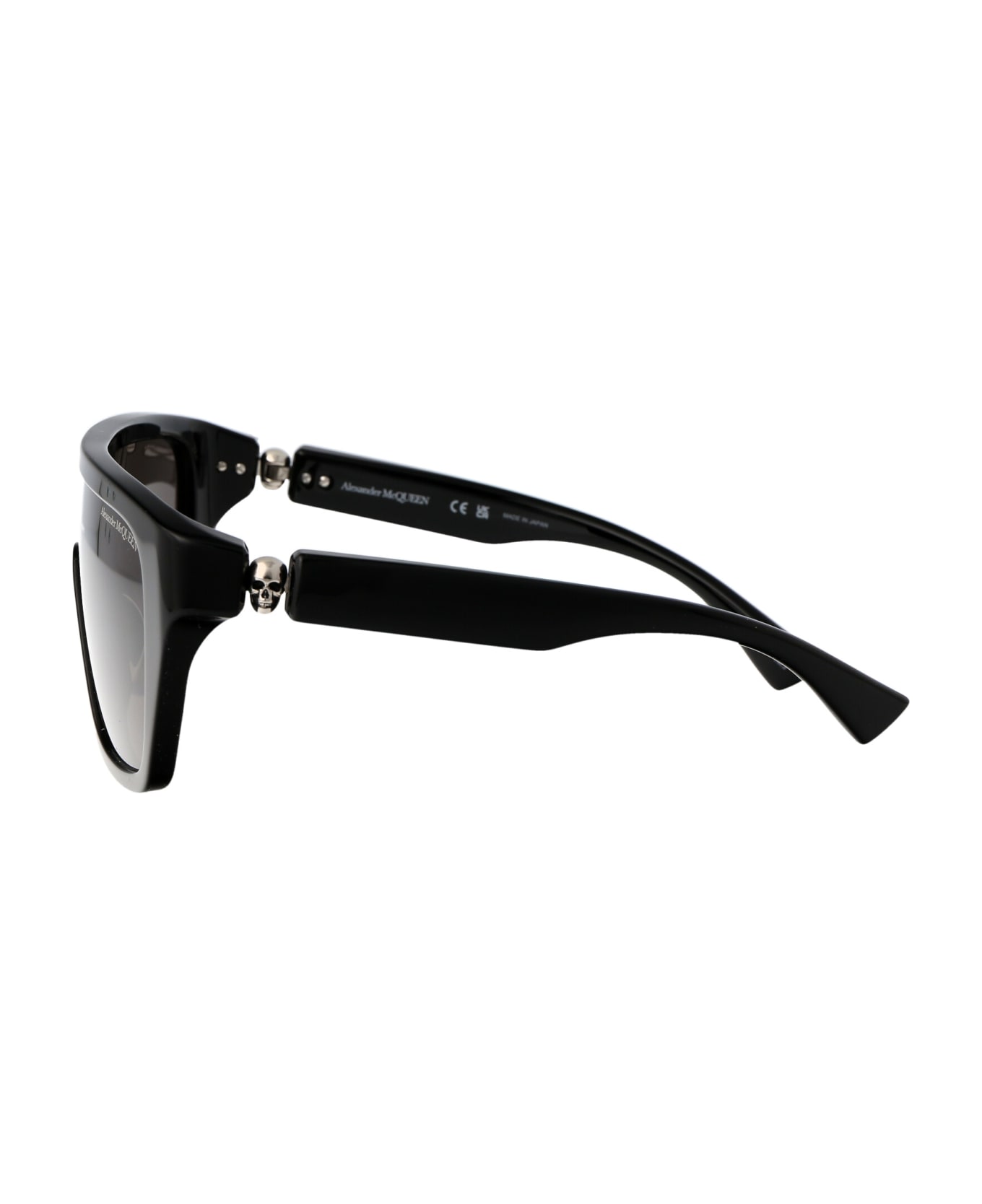 Alexander McQueen Eyewear Am0430s Sunglasses - 001 BLACK BLACK GREY