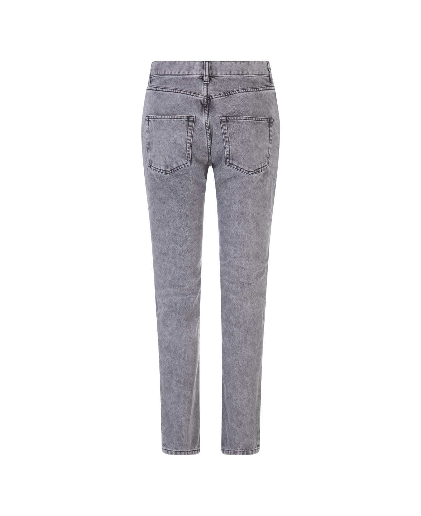 Isabel Marant Woman Vikira Jeans In Grey Denim - Gy Grey
