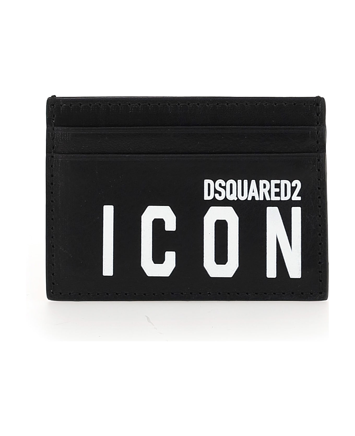 Dsquared2 Icon Print Card Holder - Black