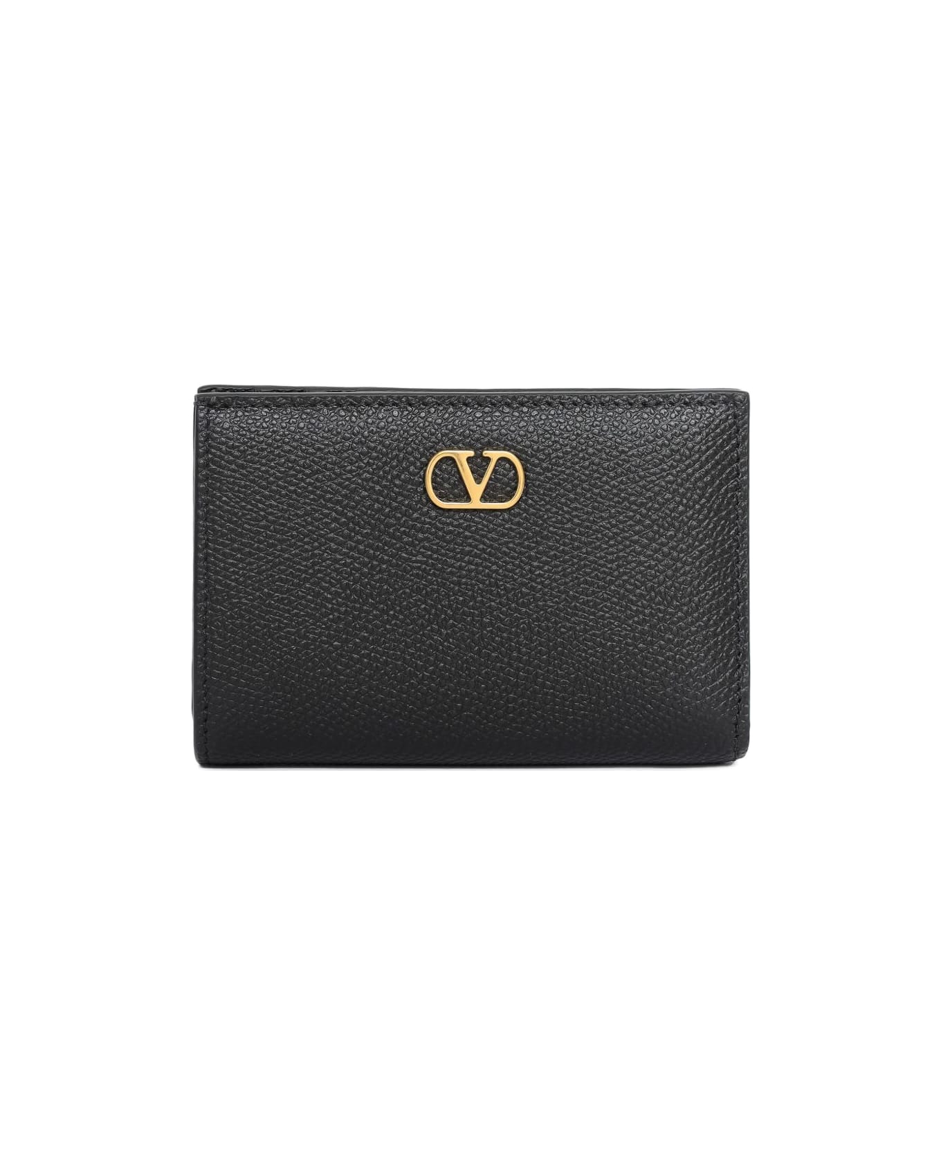 Valentino Garavani Vlogo Signature Wallet - Black