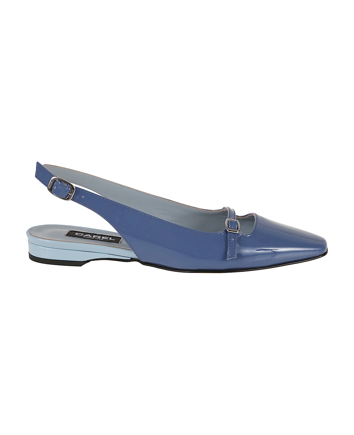 Carel Ballerine Ninon - Navy Blu Patent