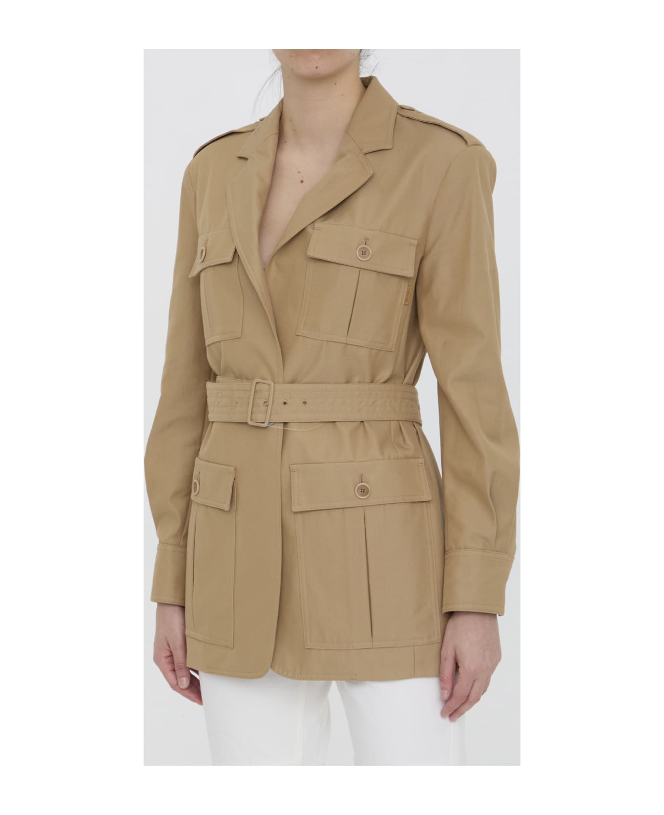 Max Mara Pacos Safari Jacket - Camel