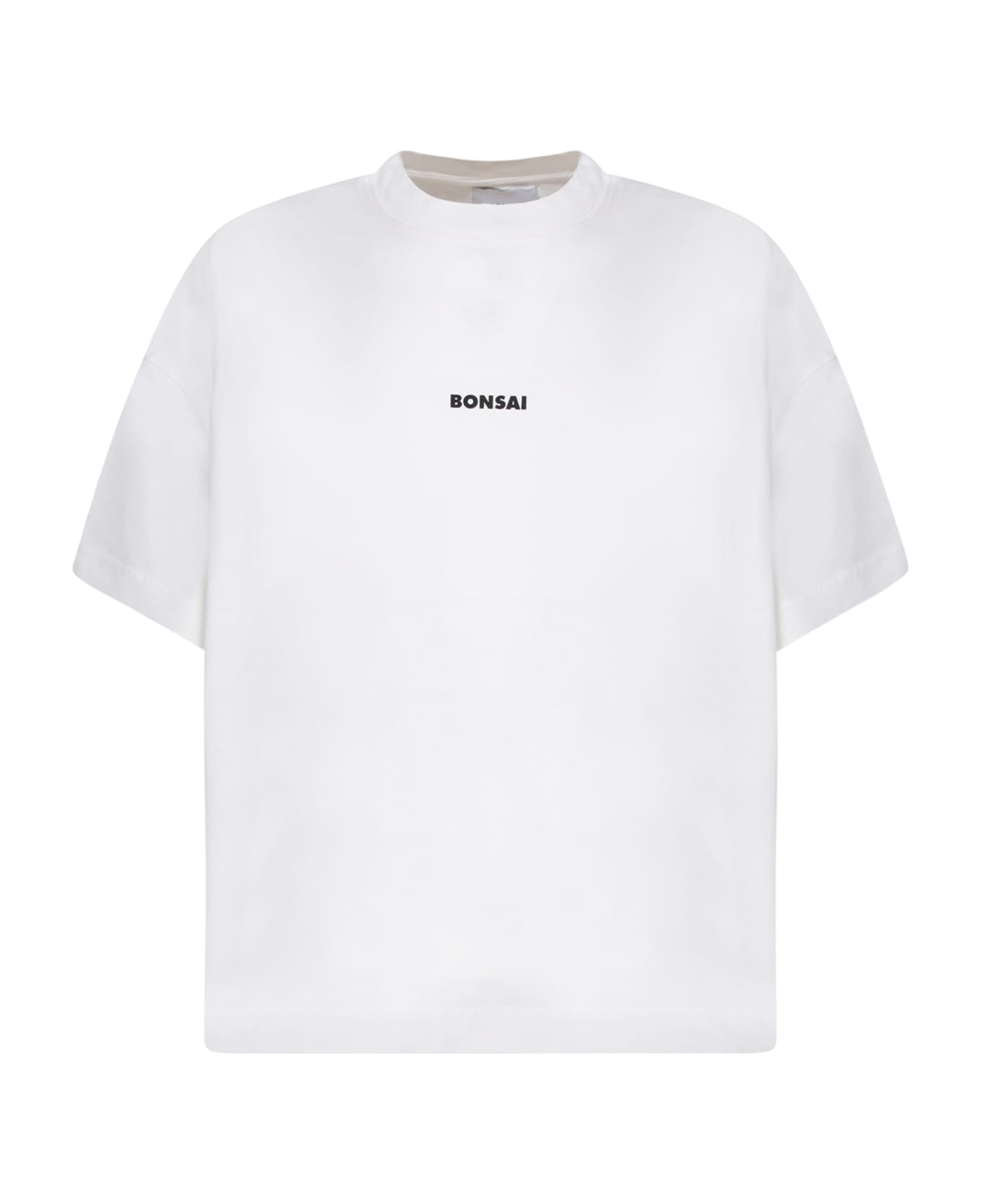 Bonsai Lettering Logo White T-shirt - White