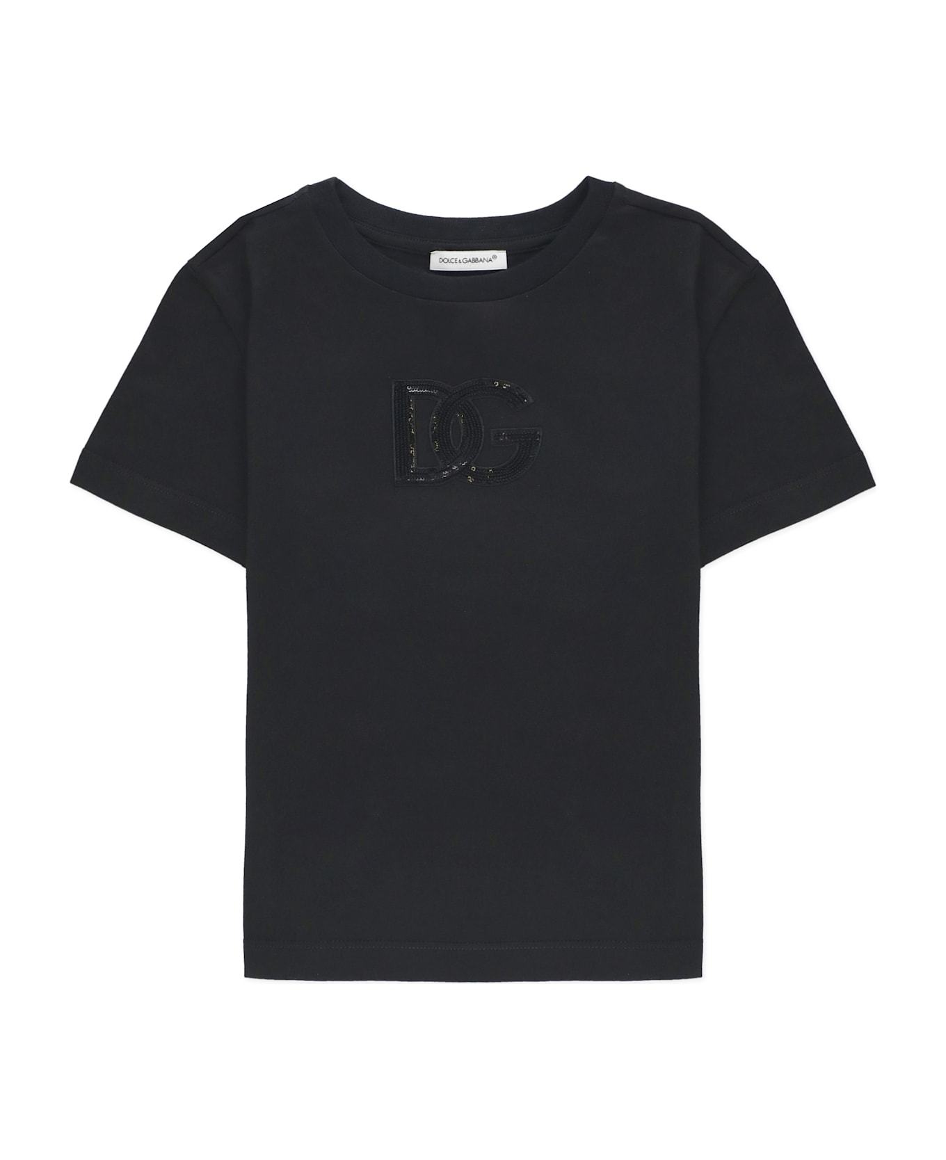 Dolce & Gabbana Logoed T-shirt - Black