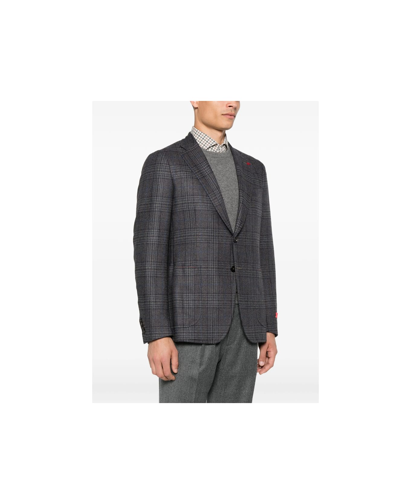 Isaia Jacket - BROWN/BLUE