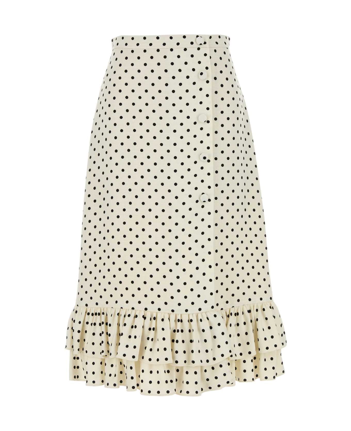 Valentino Garavani Printed Viscose Skirt - BETULLANERO