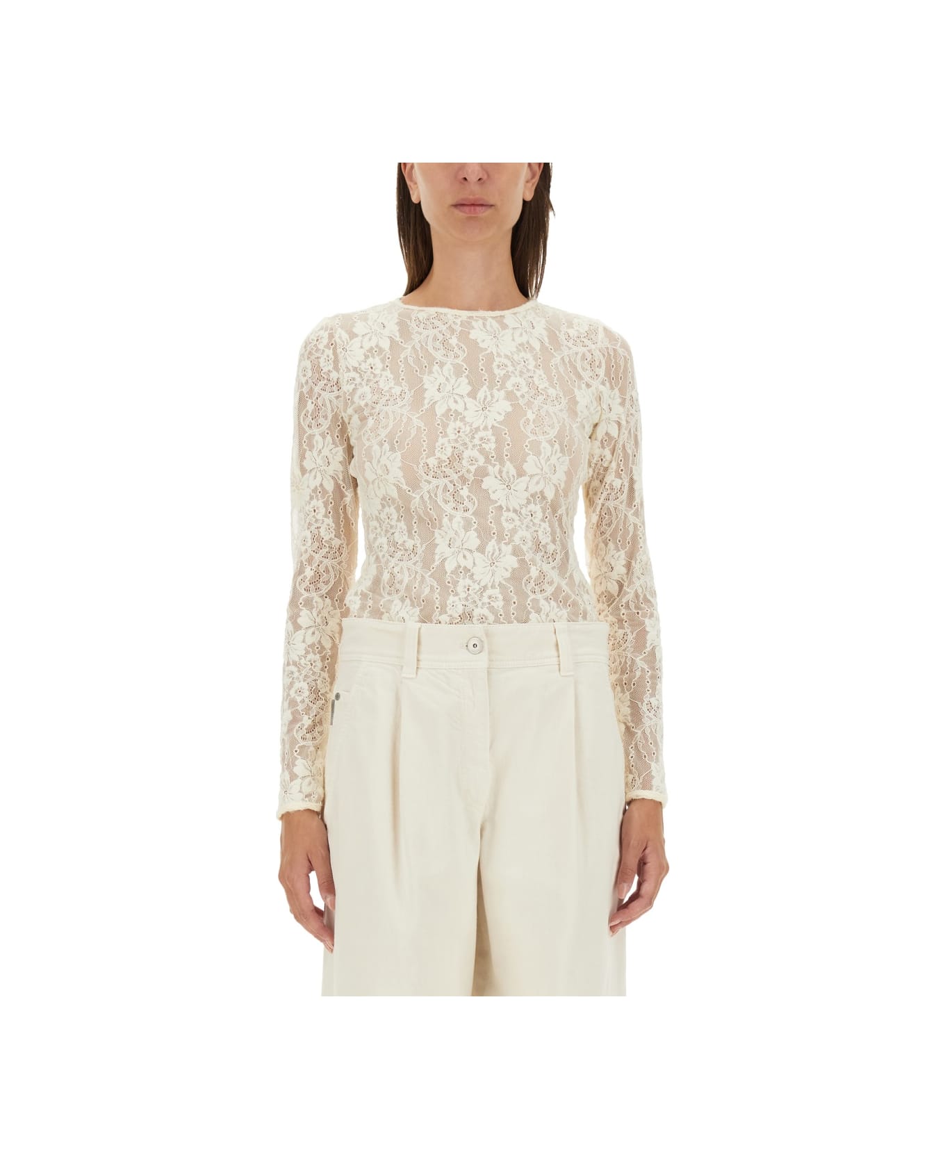 Zimmermann Lace Body. - IVORY