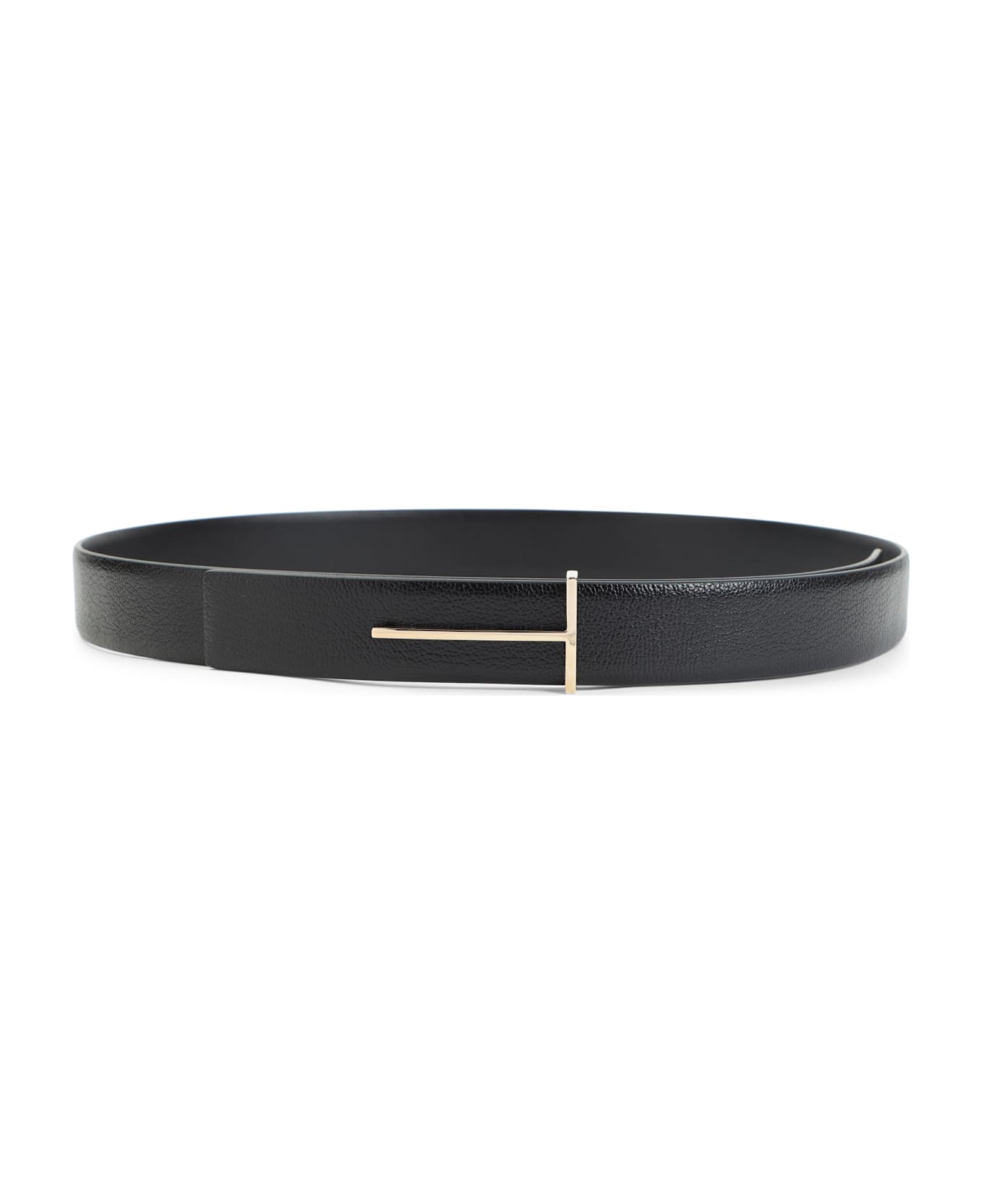 Tom Ford Goat Leather Belt - Naa Black