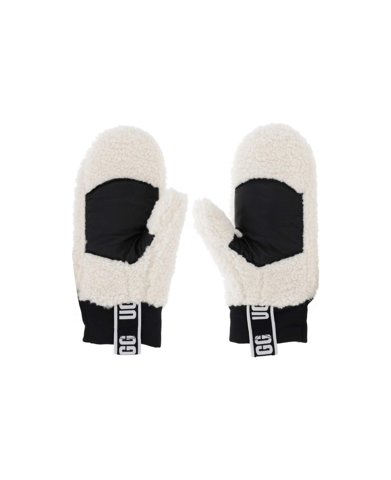 UGG "uggfluff" Fleece Knobs - WHITE