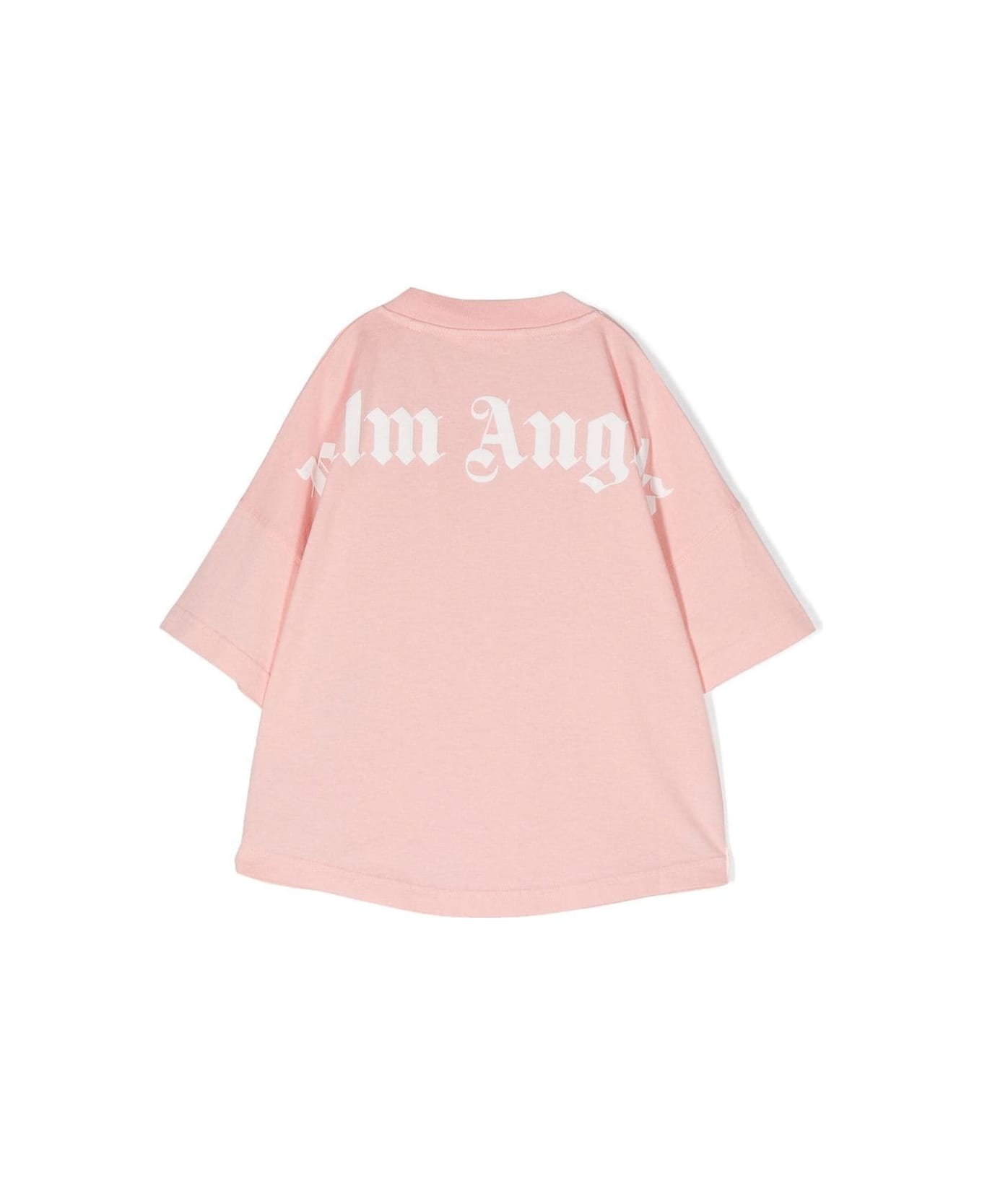 Palm Angels Pink T-shirt With Classic Logo - Pink Tシャツ＆ポロシャツ