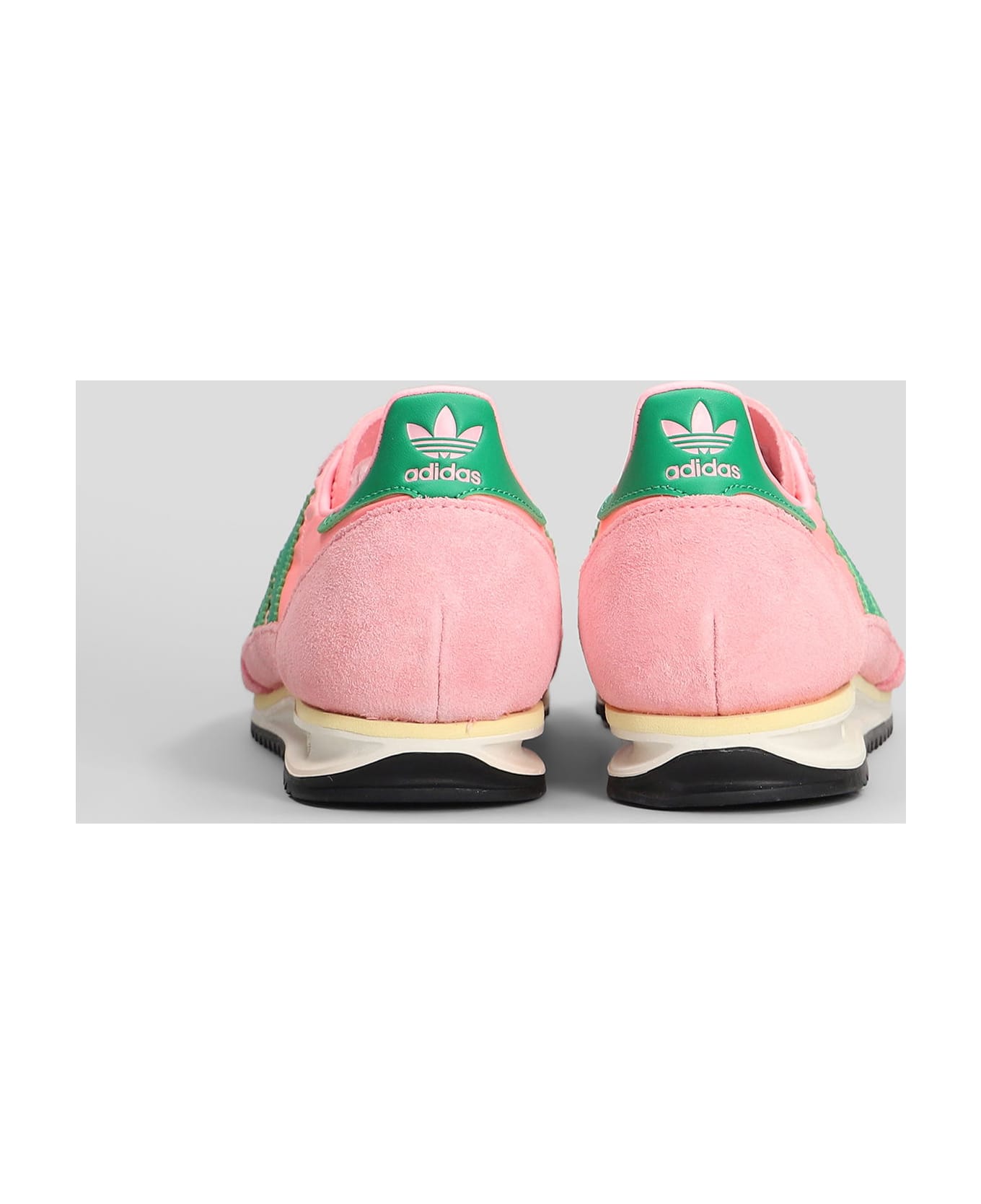 Adidas Sl 72 Og Sneakers In Rose-pink Suede And Fabric - rose-pink