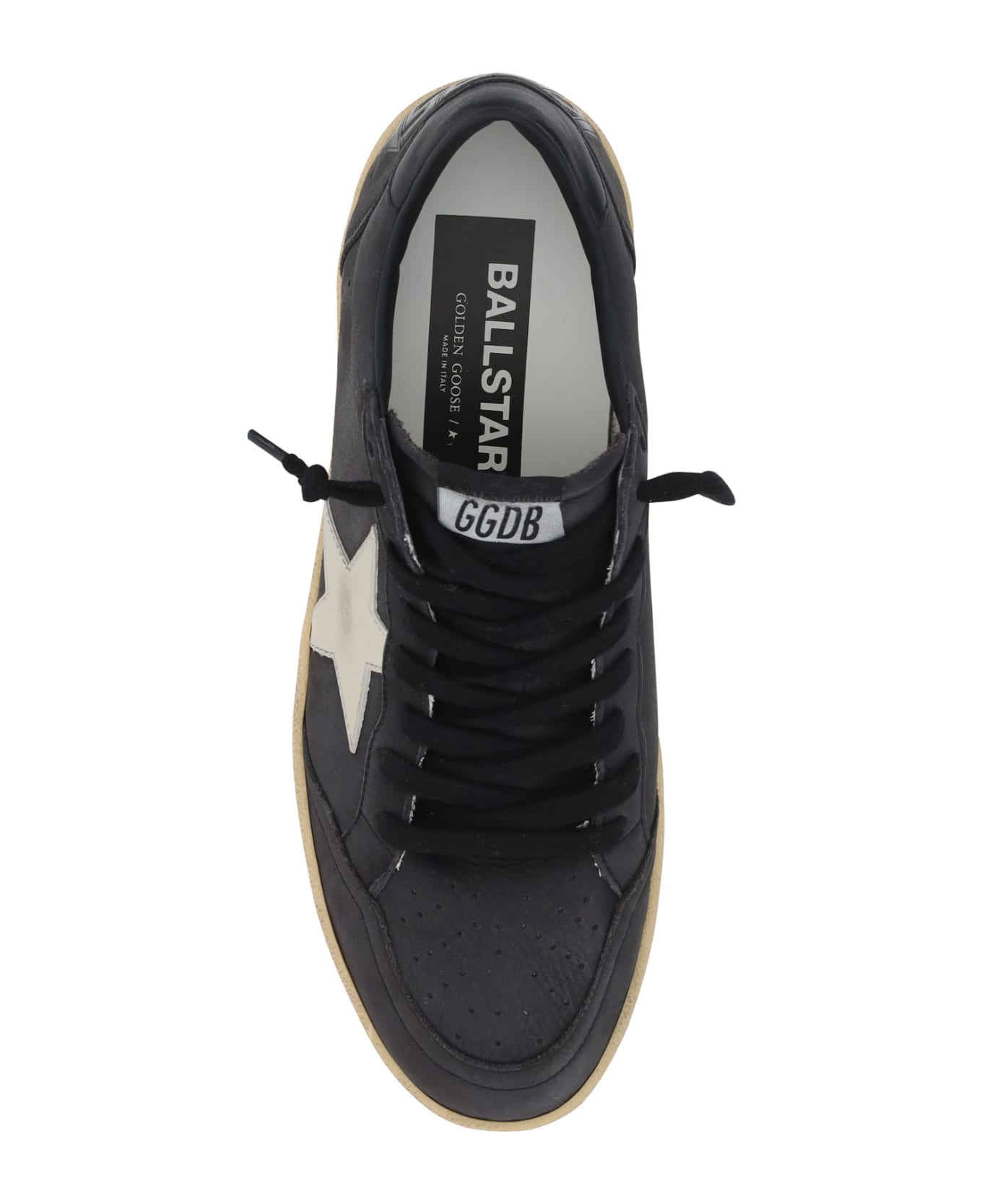 Golden Goose Ball Star Sneakers - Dark Gray/sand