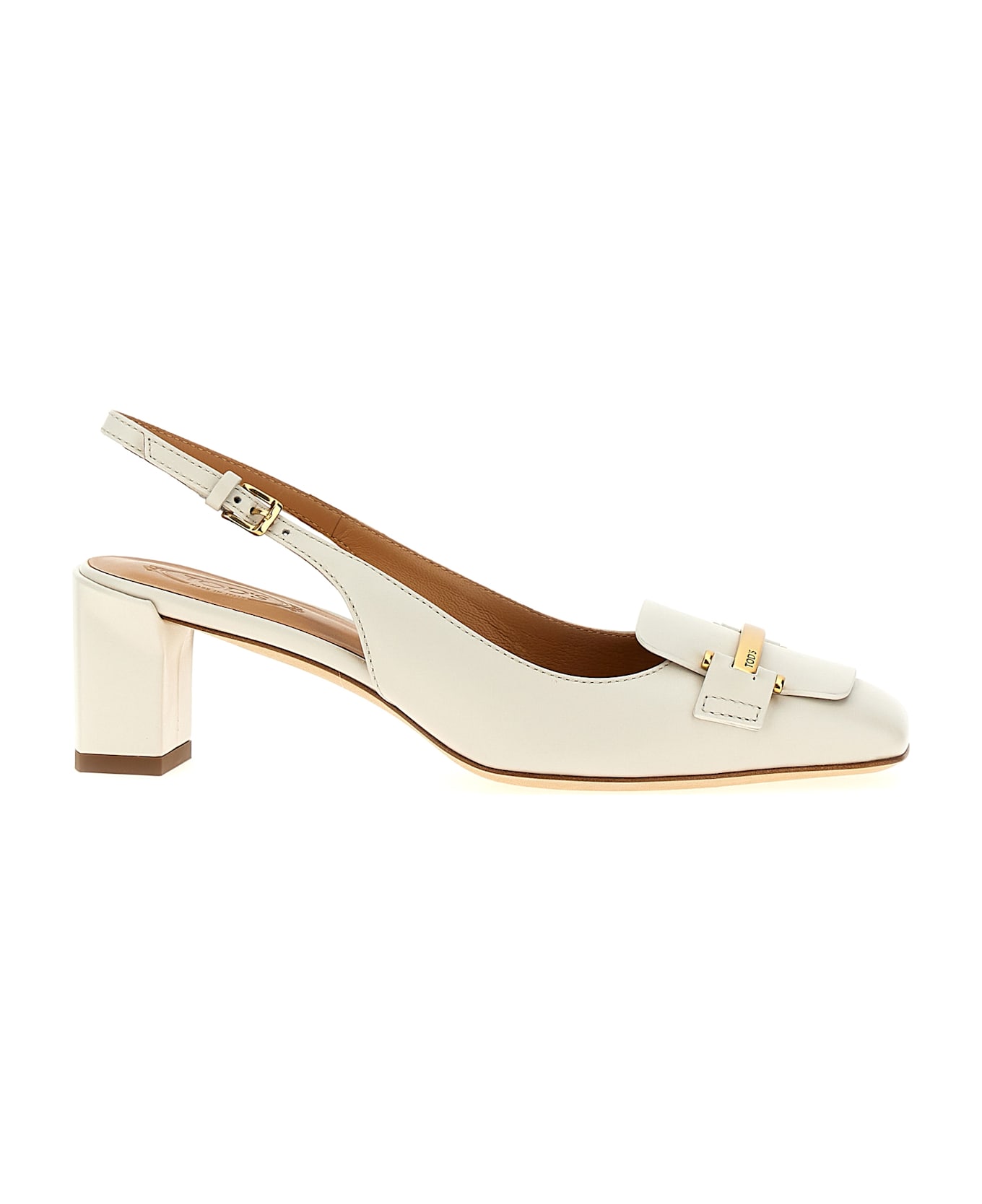Tod's Slingback Pumps - Beige