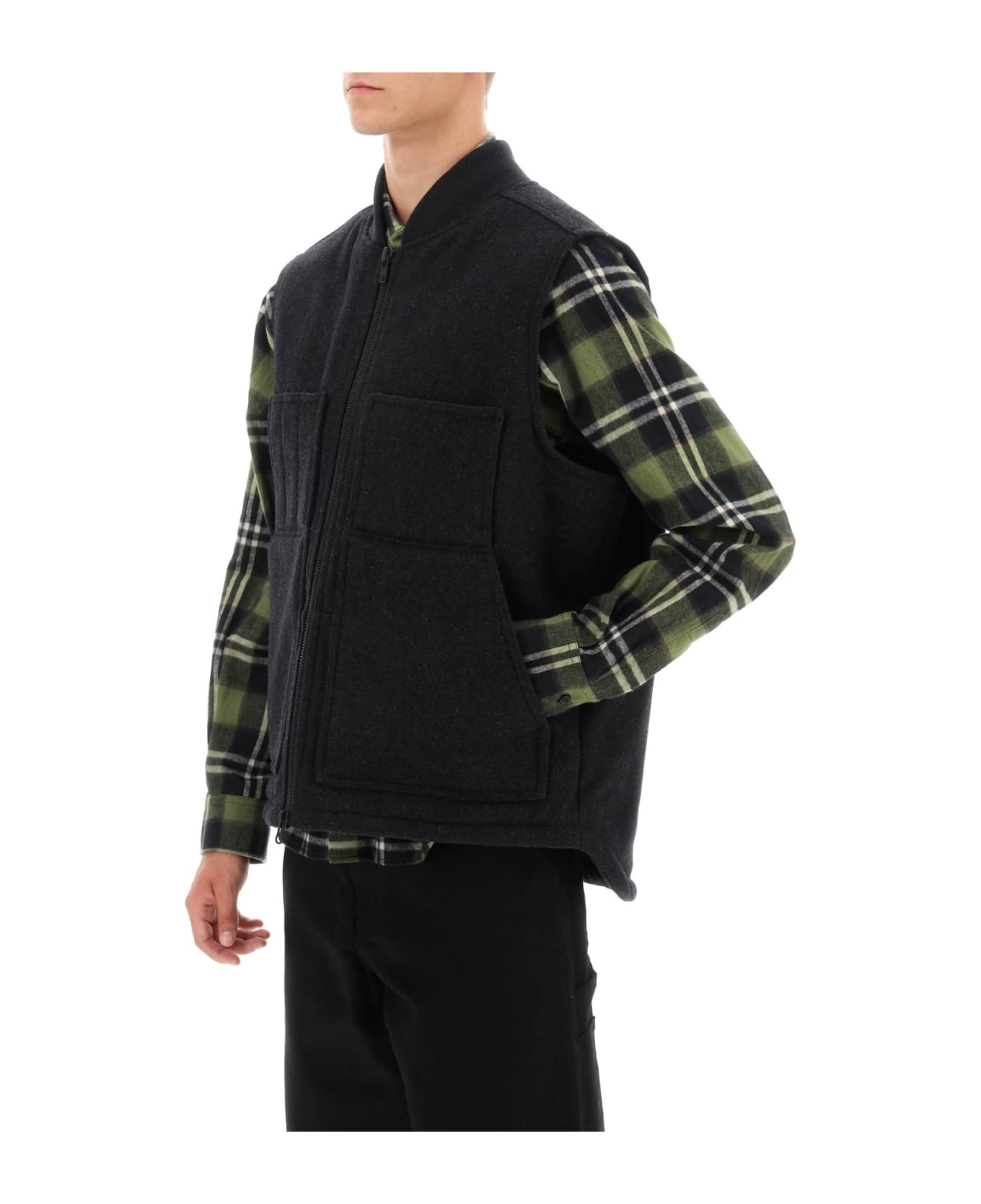 Filson Mackinaw Wool Vest - CHARCOAL (Grey)