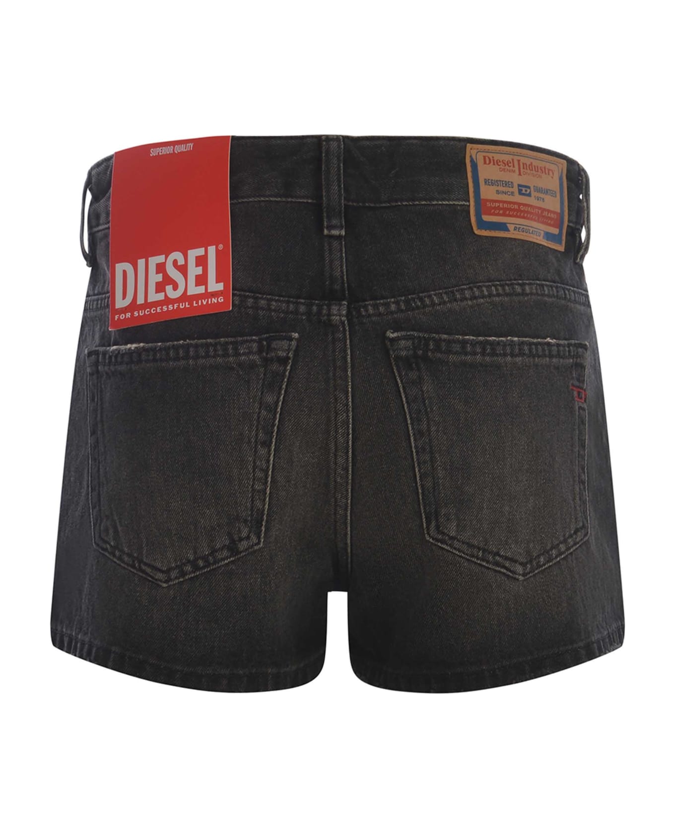 Diesel 'de-yuba' Denim Shorts - Denim nero