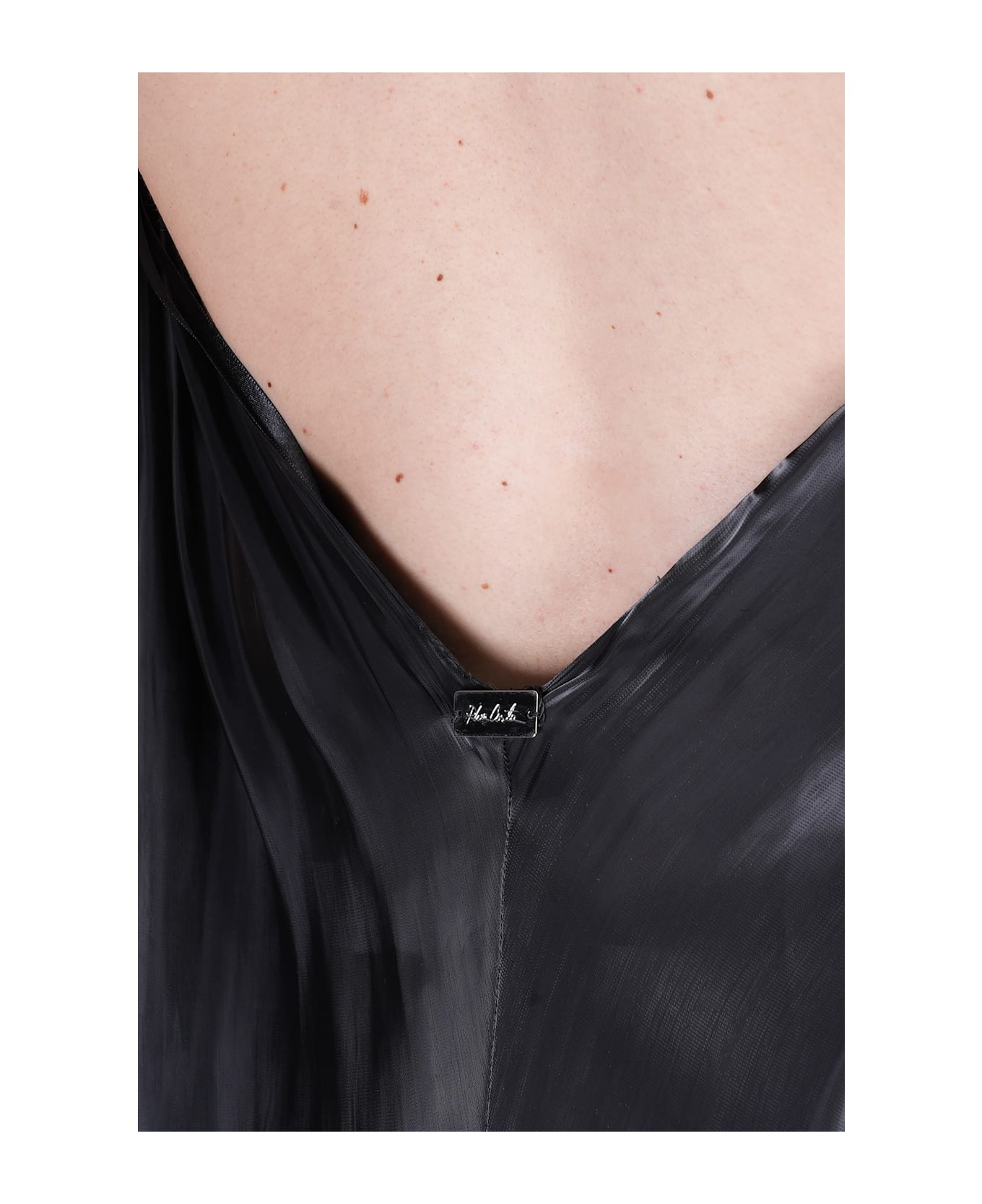 Rhea Costa Gigi Dress Long Dress In Black Polyester - black