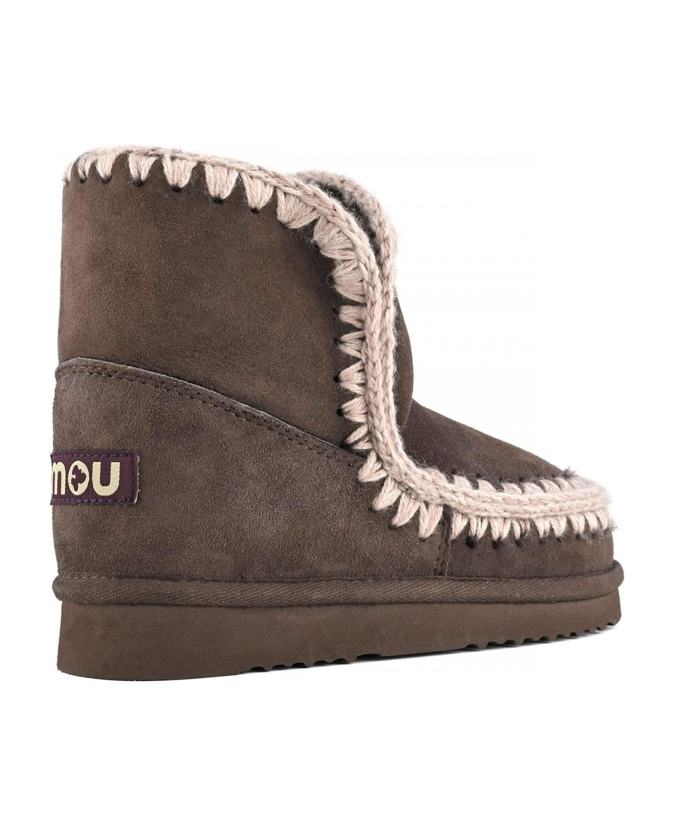 Mou Brown Double-face Sheepskin Eskimo 18 - Brown
