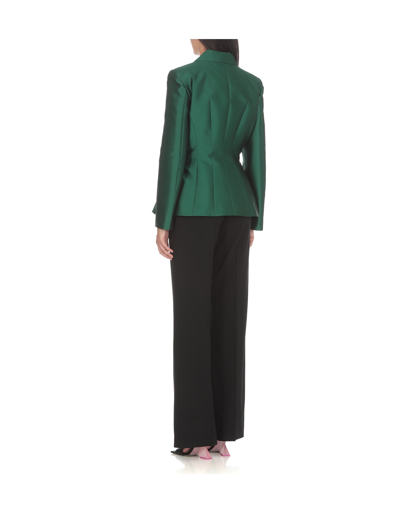 Alberta Ferretti 'mikado' Blazer - Green