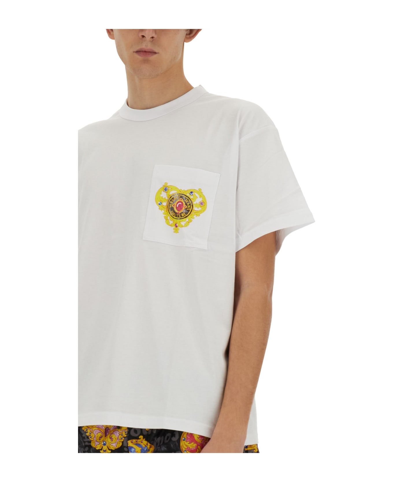 Versace Jeans Couture Heart Couture T-shirt - BIANCO シャツ