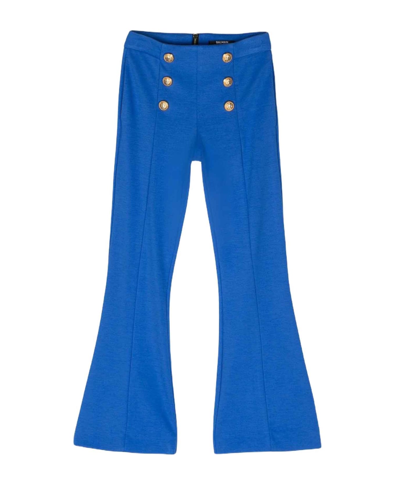 Balmain Blue Trousers Girl - Blu