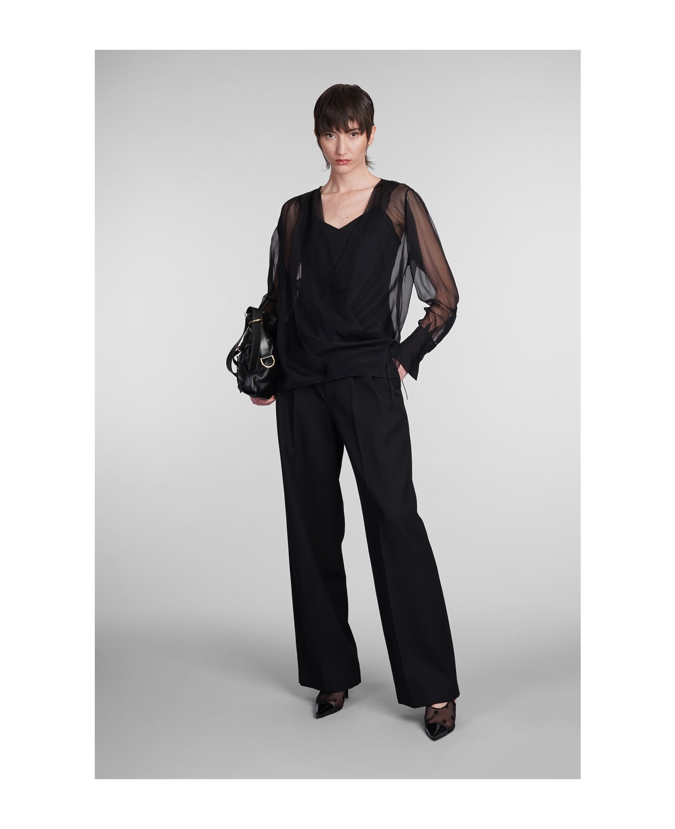 Givenchy Topwear In Black Silk - black