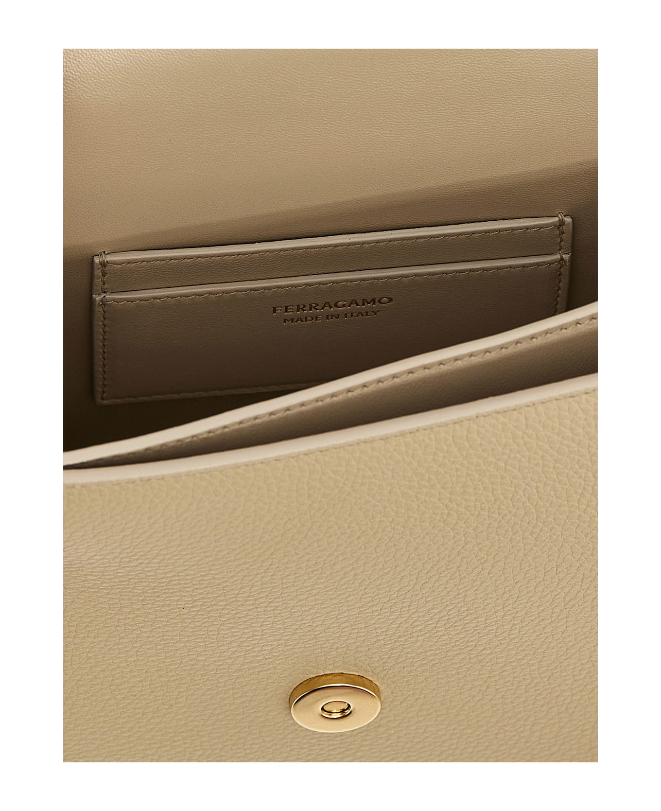 Ferragamo 
gancini S
 Crossbody Bag - Beige