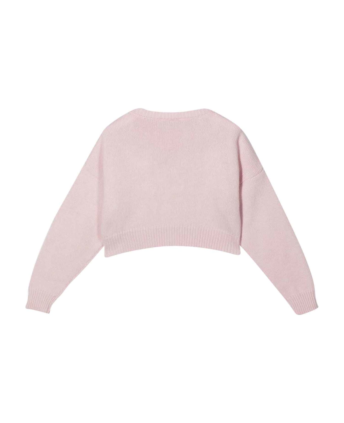 Monnalisa Pink Sweater Girl - Rosa