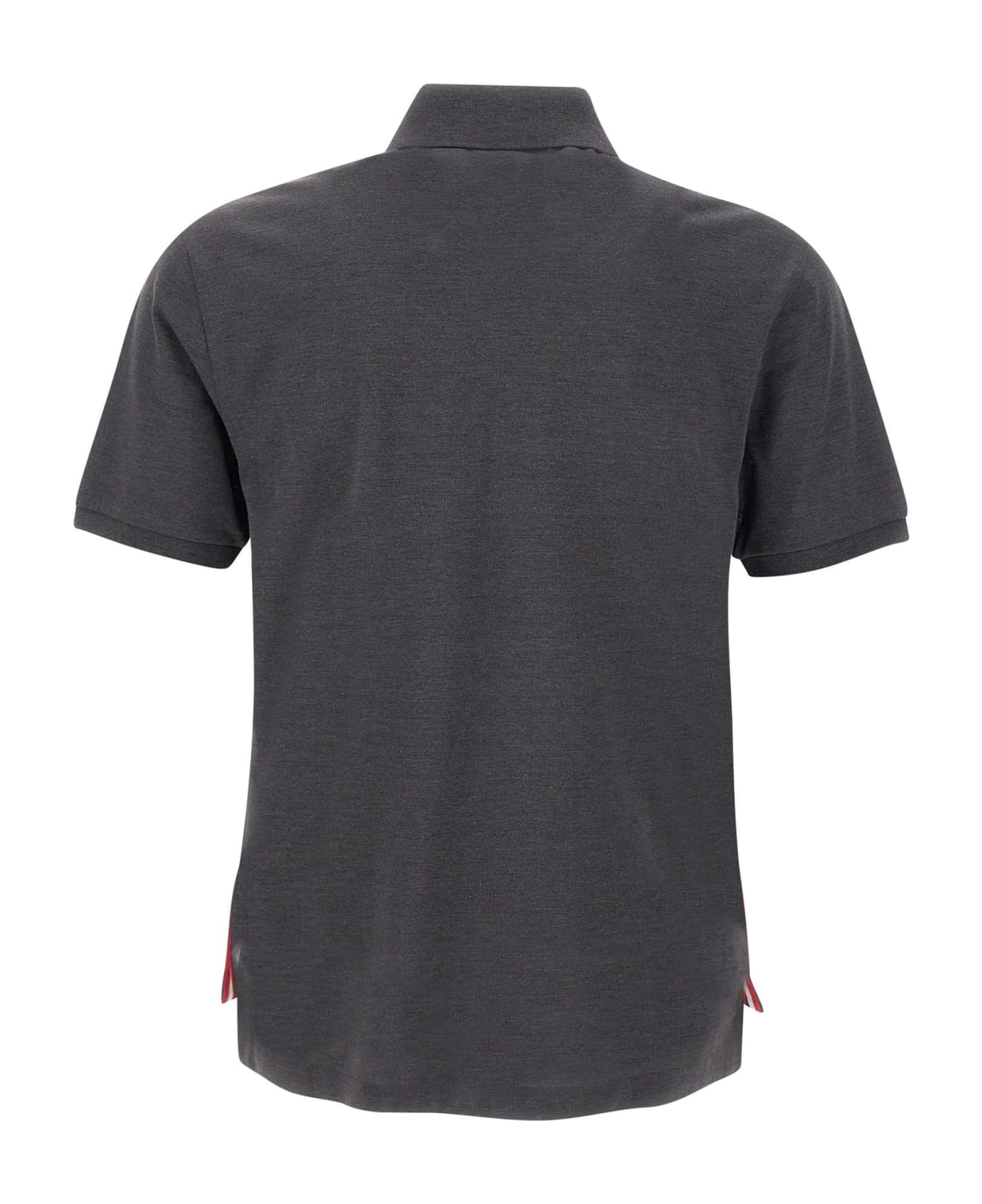 Thom Browne 
ss Pocket
cotton Polo Shirt - GREY ポロシャツ