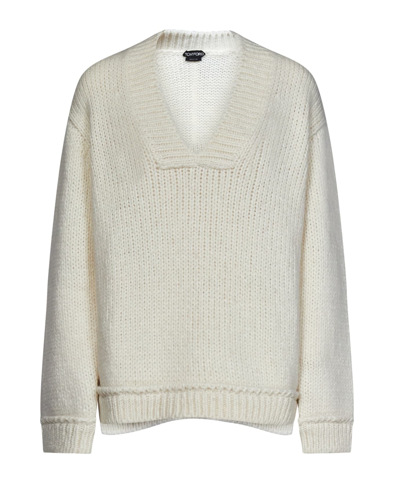 Tom Ford V-neckline Sweater - White