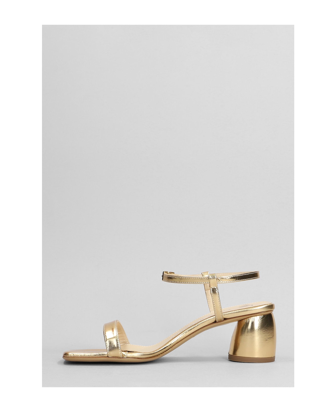 Fabio Rusconi Sandals In Platinum Leather - platinum