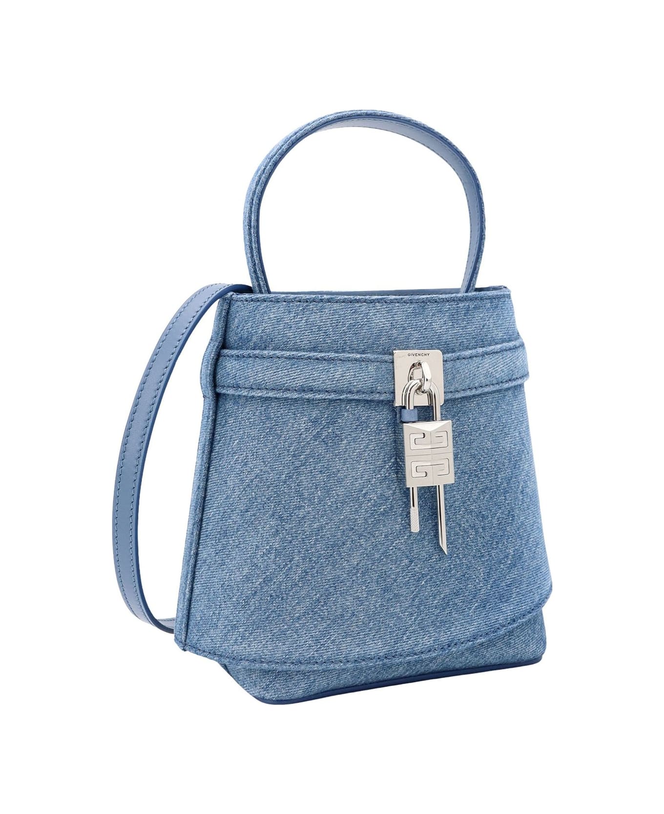 Givenchy 4g Shark Lock Bucket Bag - Blue