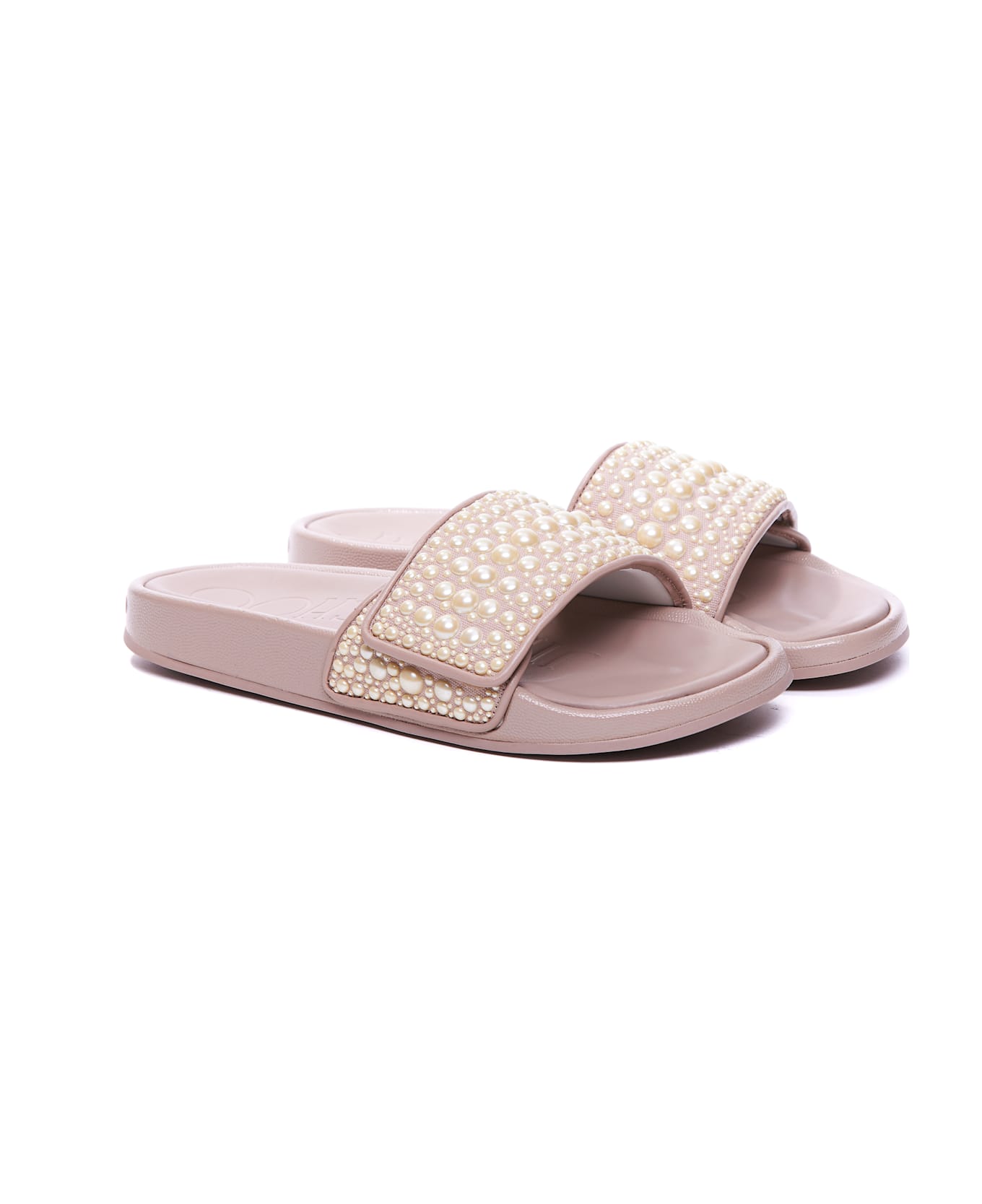 Jimmy Choo Fitz Slide Sandals - Pink