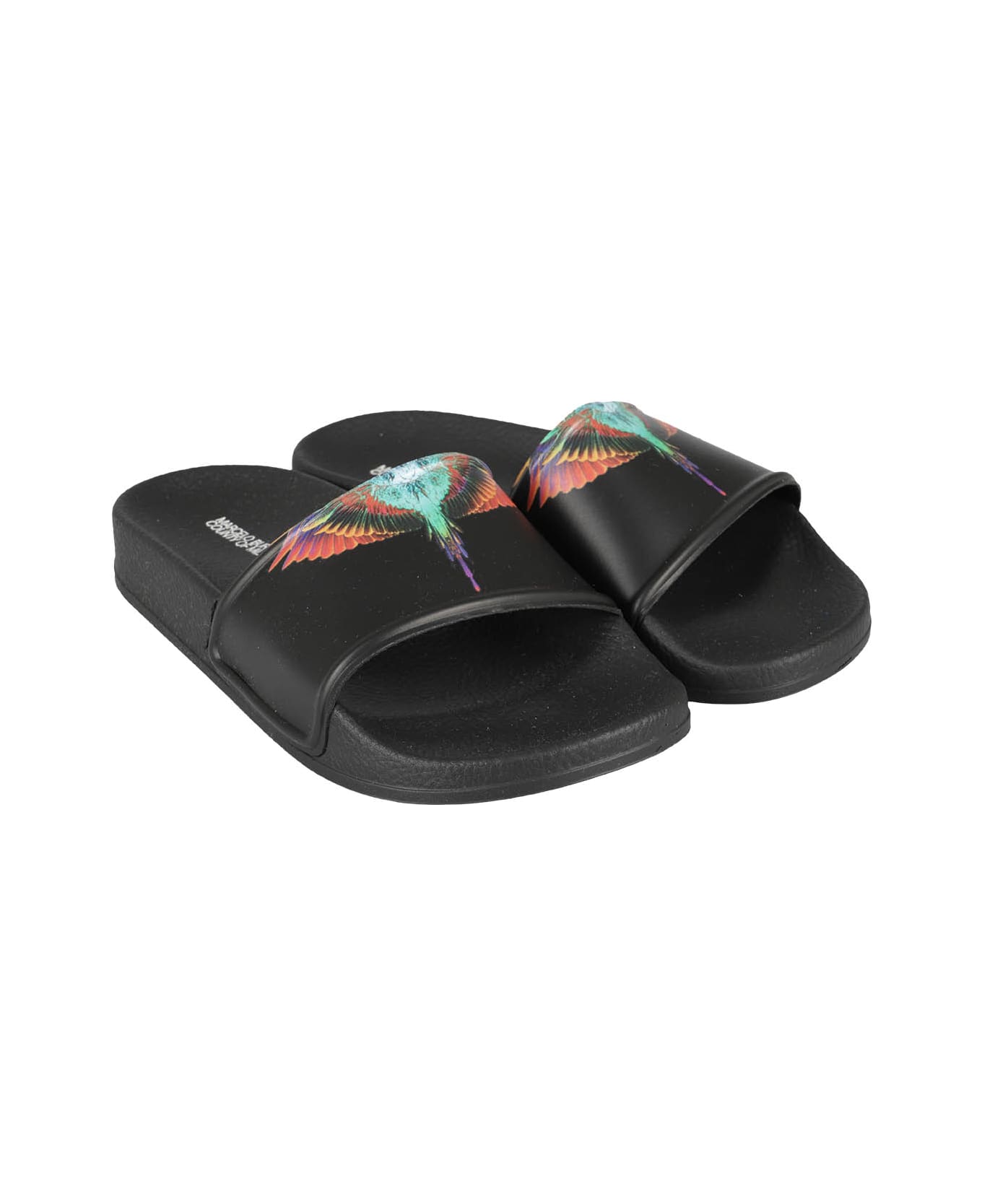 Marcelo Burlon Icon Wings Sliders - Black