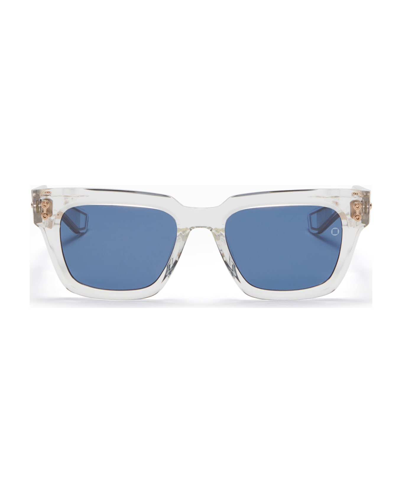 Akoni Pyxis - Crystal Clear / White Gold Sunglasses - transparent