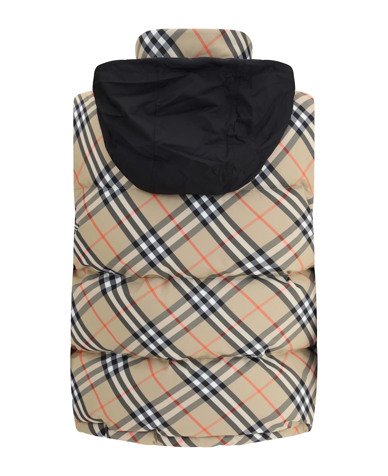 Burberry Check Vest Down Jacket