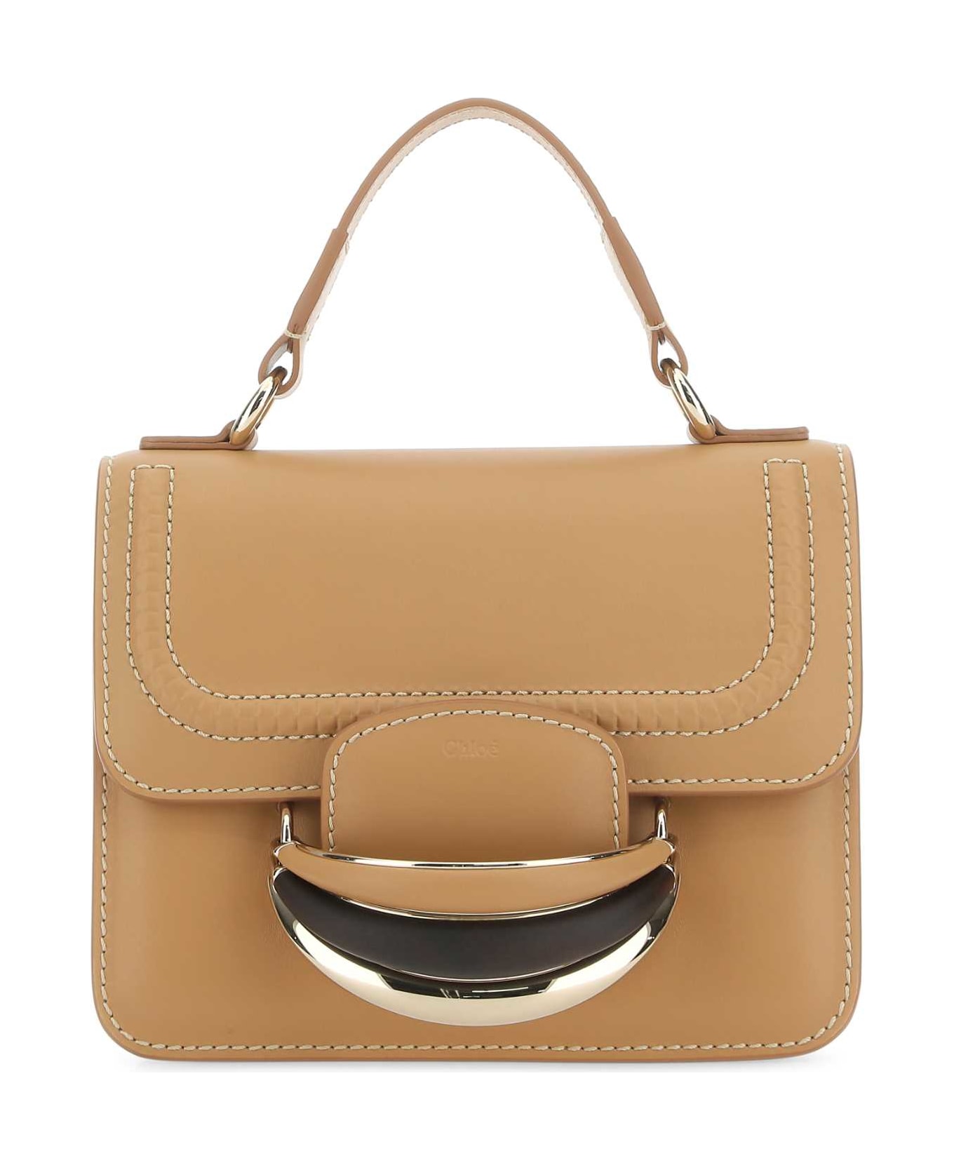 Chloé Camel Leather Small Kattie Handbag - 26X トートバッグ
