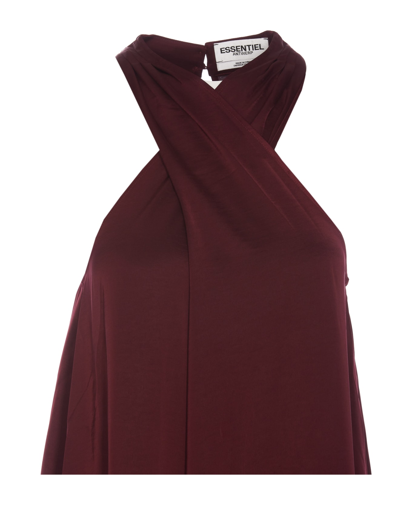 Essentiel Antwerp Finch Dress - Bordeaux ワンピース＆ドレス