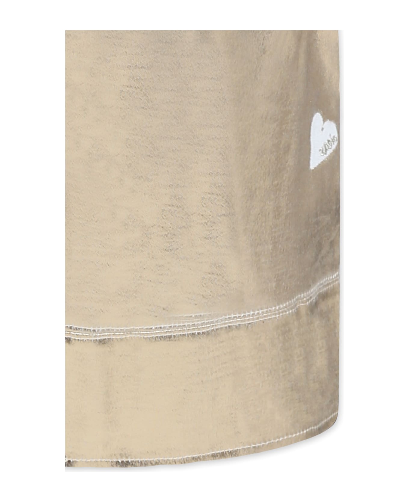 Zadig & Voltaire Gold Skirt For Girl With Herat - Gold